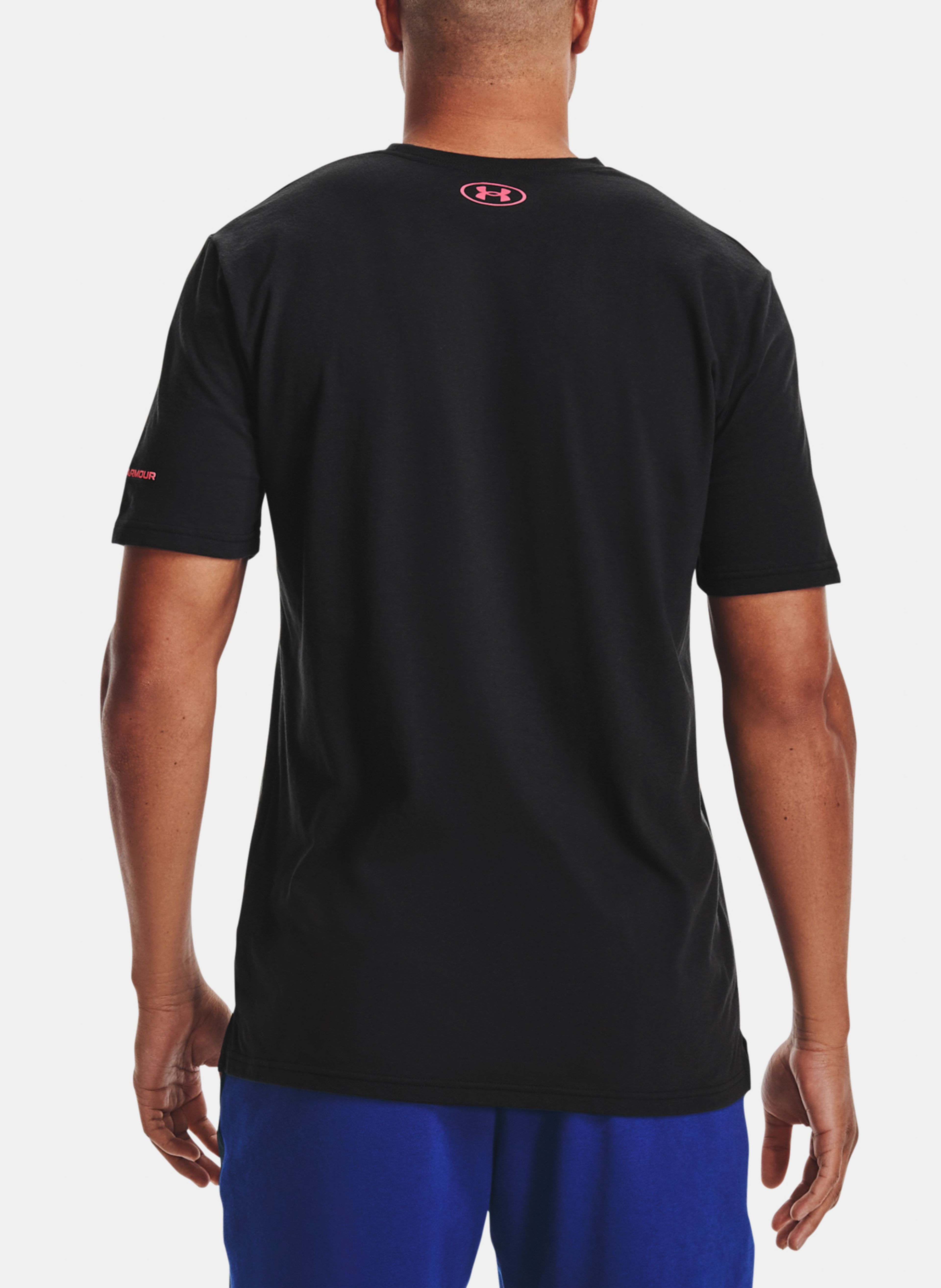 Pánské tričko Under Armour VERTICAL WORDMARK SS - 002