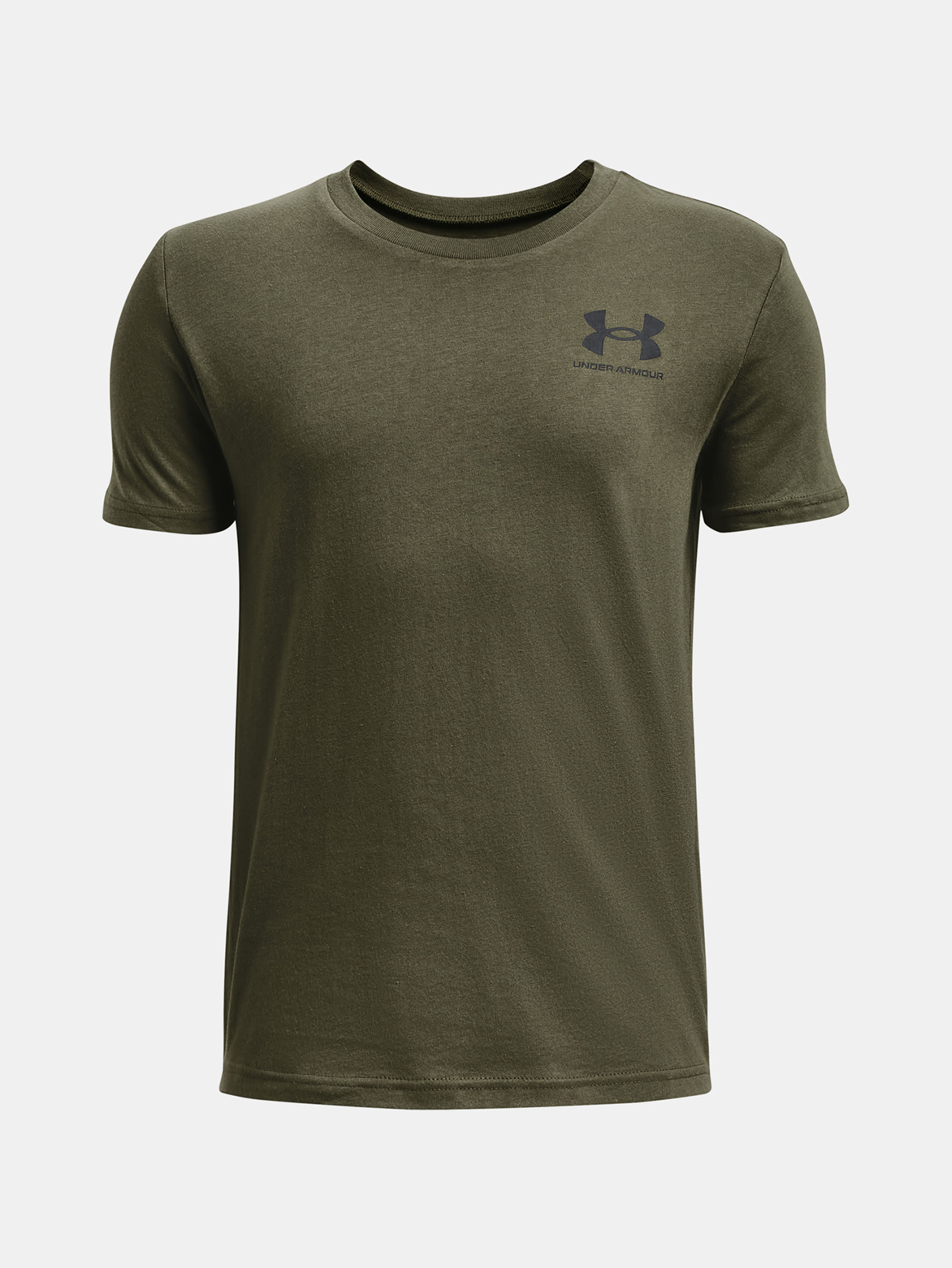 Majica Under Armour UA SPORTSTYLE LEFT CHEST SS-GRN