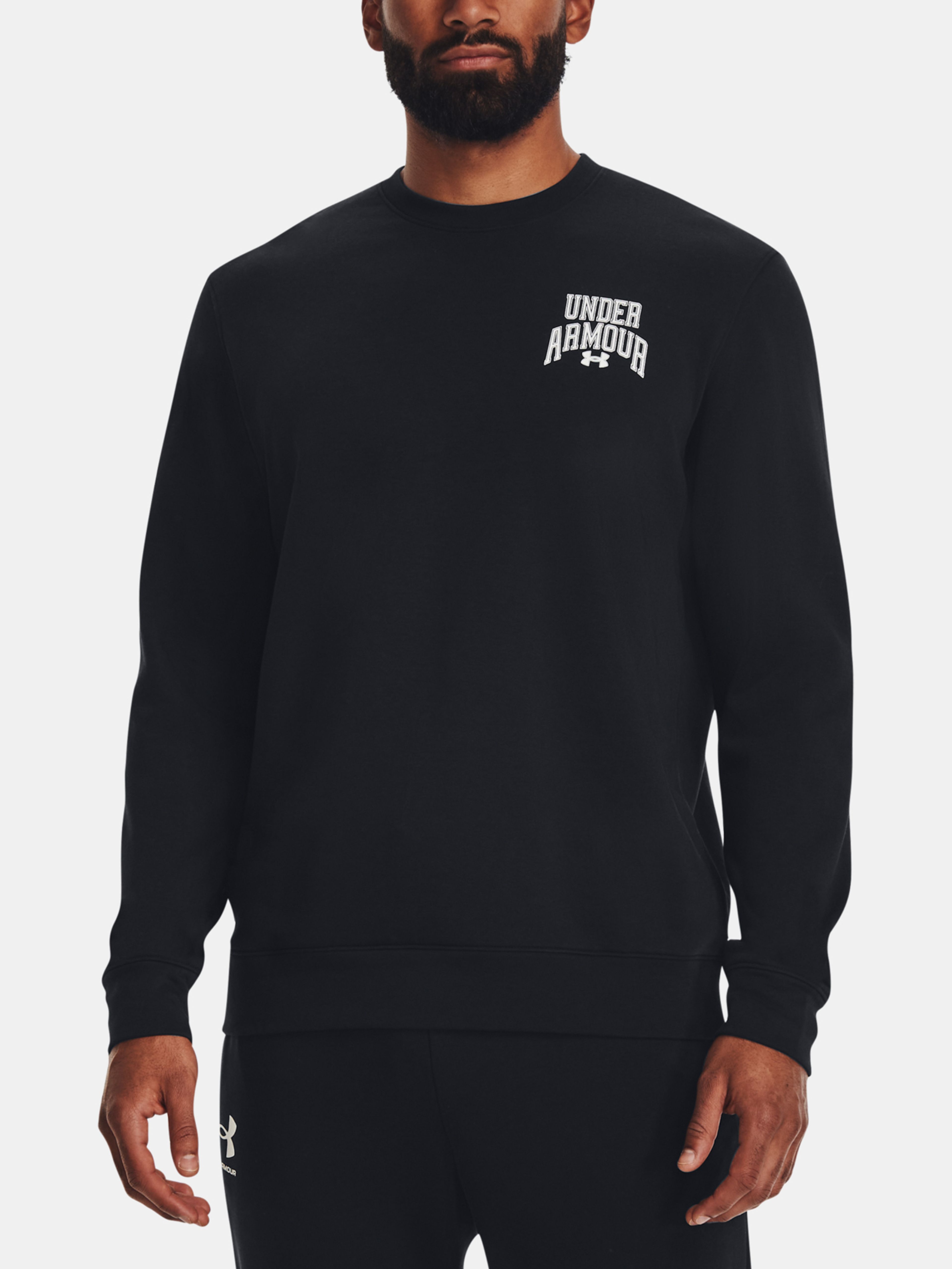 Férfi felső Under Armour UA Rival Terry Graphic Crew