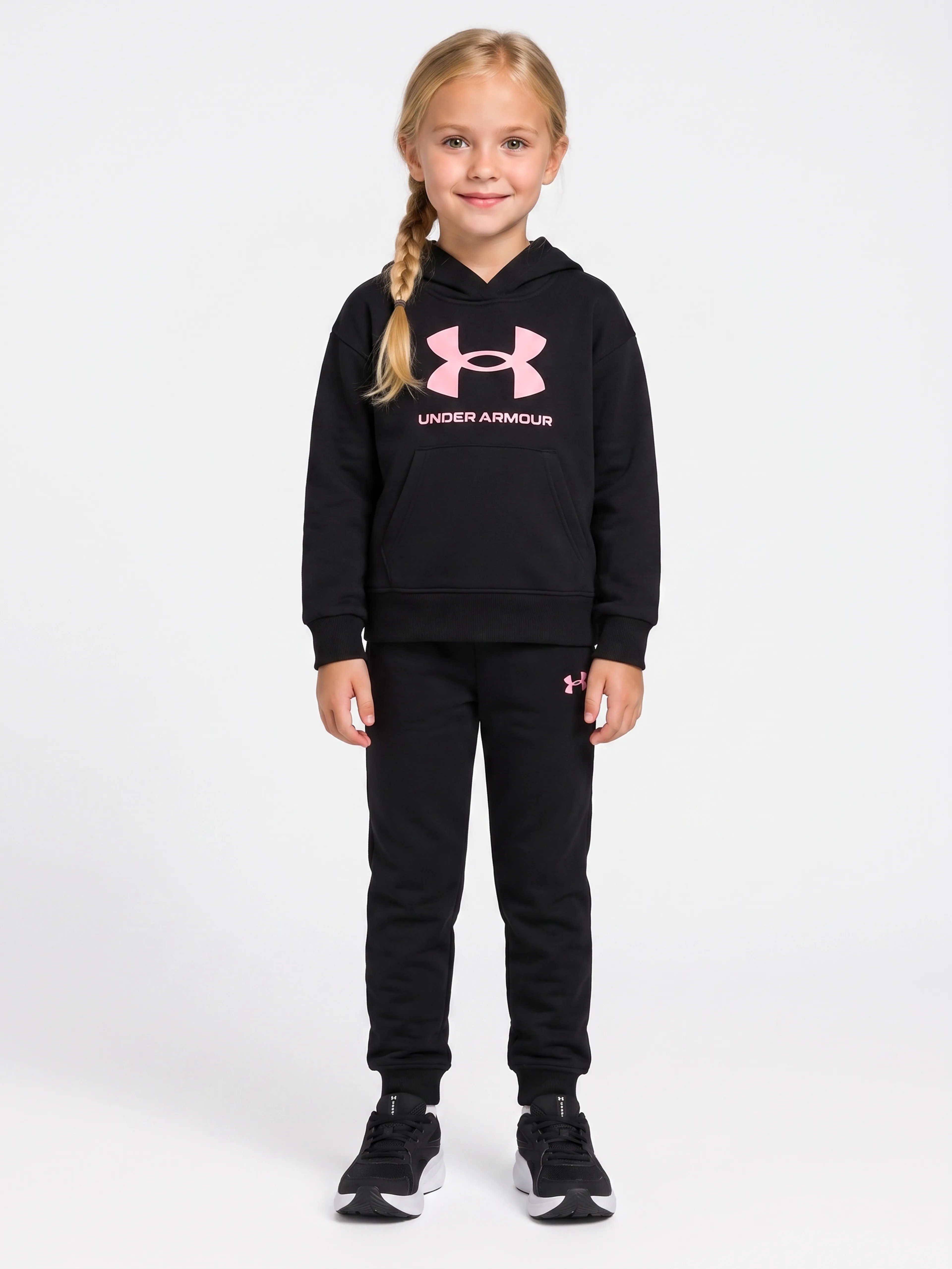 Lány szett Under Armour UA RIVAL PULLOVER SET - 001