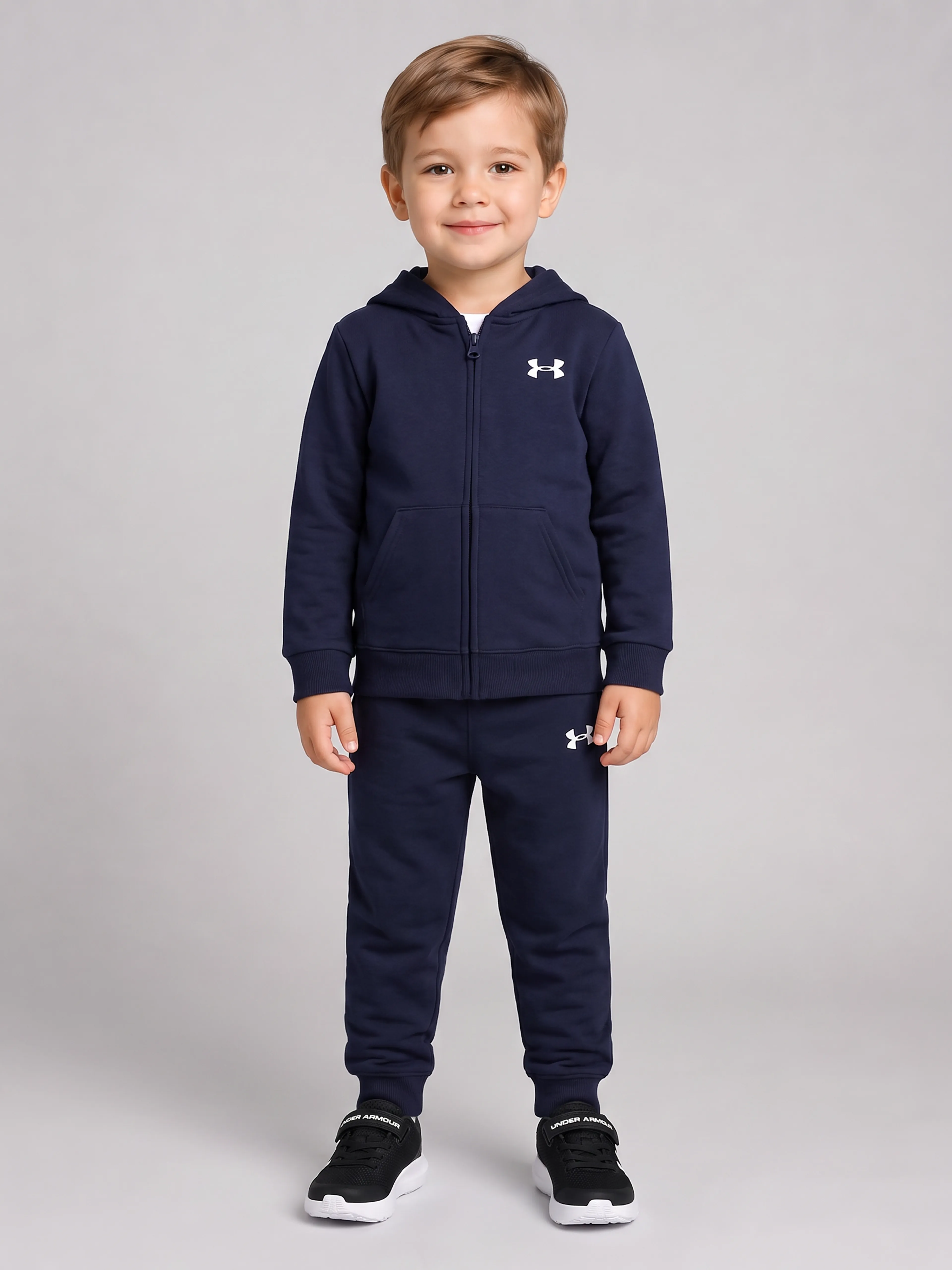 Berniuku rinkinys Under Armour UA BRANDED LOGO FZ SET-NVY - 001