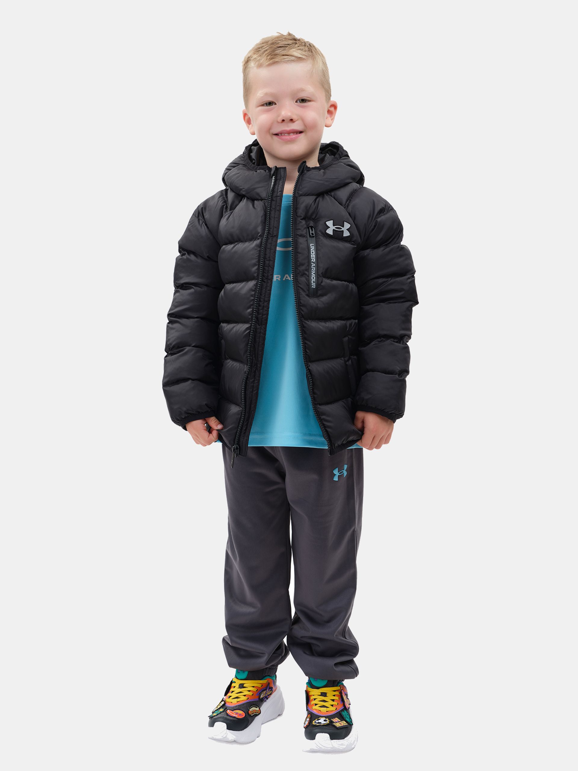 Poiste jope Under Armour UA PRONTO CHEST ZIP PUFFER JACKET - 001