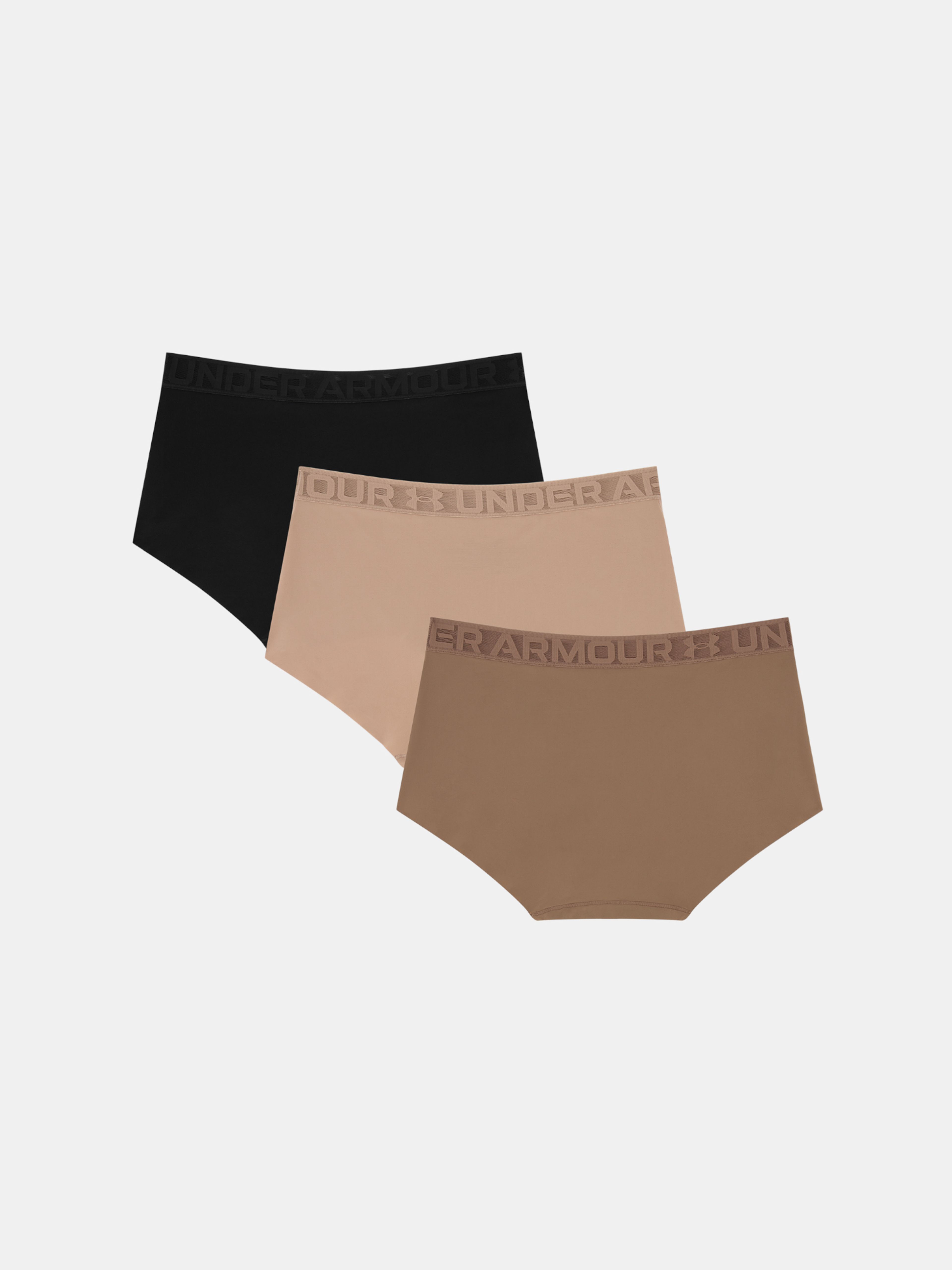 Sieviešu biksītes Under Armour UA Ps Ns Lace Trim Boyshort-Solid - 3pk - 002