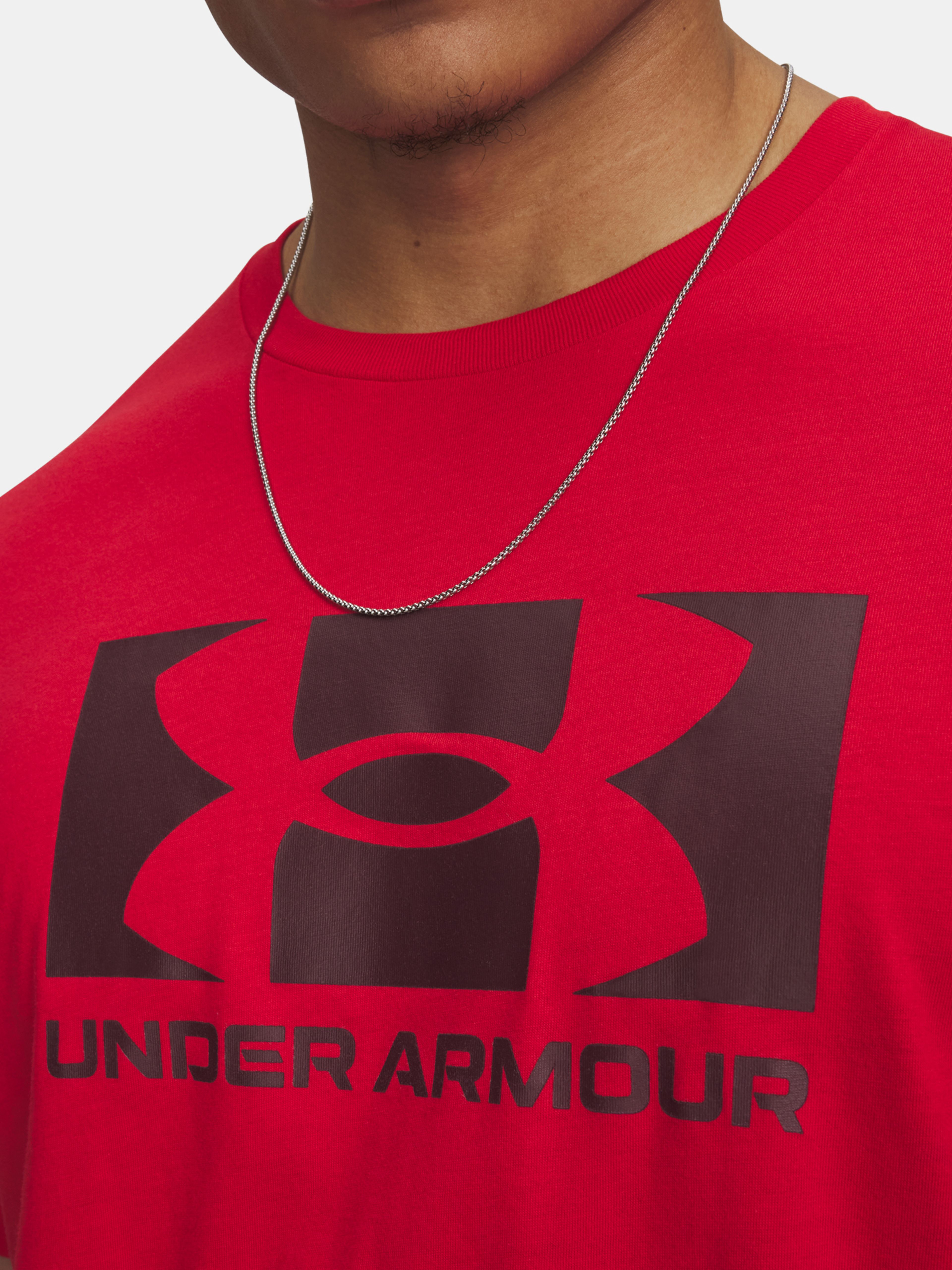 Vyriški marškinėliai Under Armour UA M CENTER BOXED LOGO SS - 003