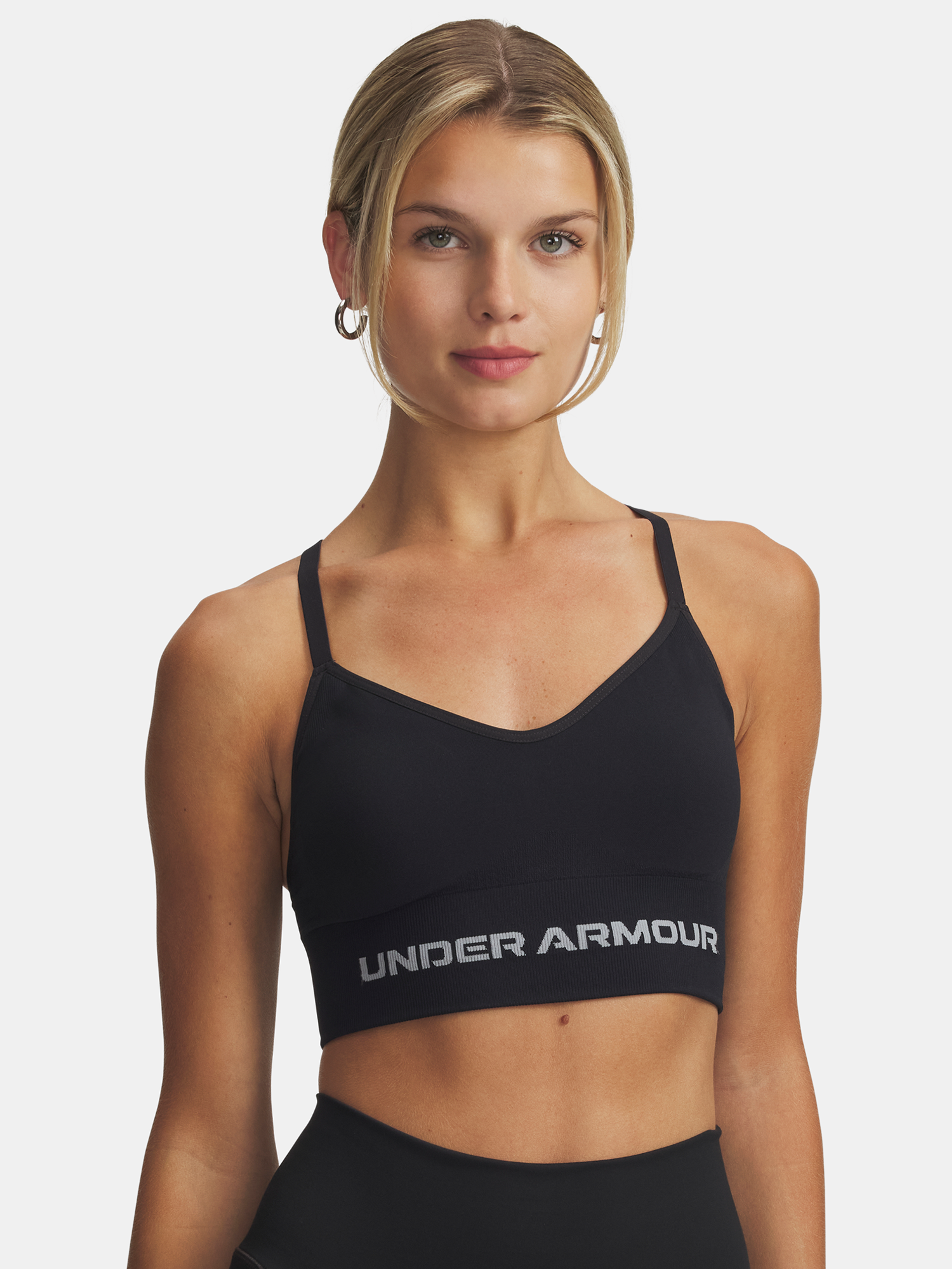 Női melltartó Under Armour Vanish Seamless Low Bra-BLK