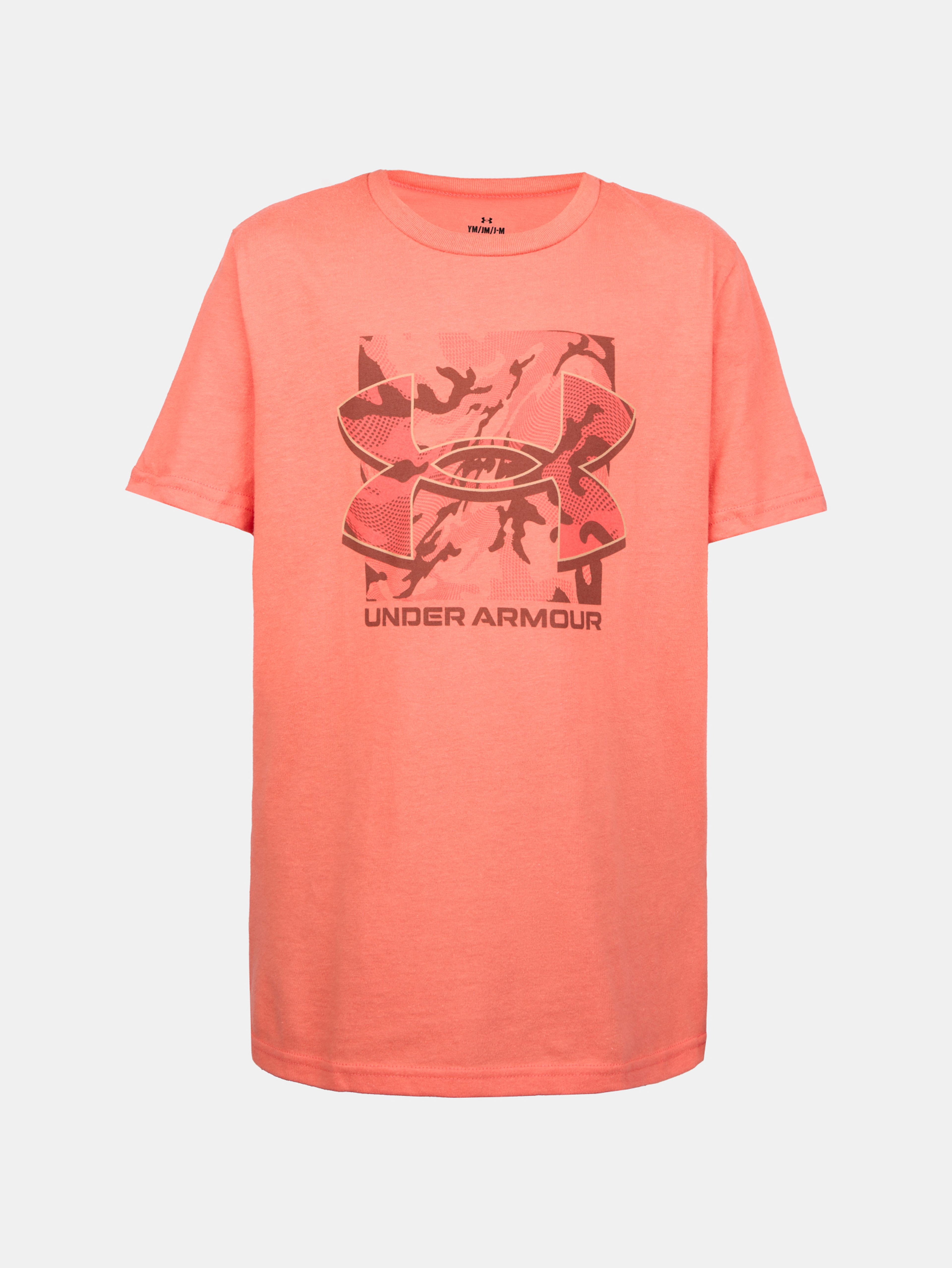 Poiste t-särk Under Armour UA B BOX LOGO CAMO SS MFO-PNK