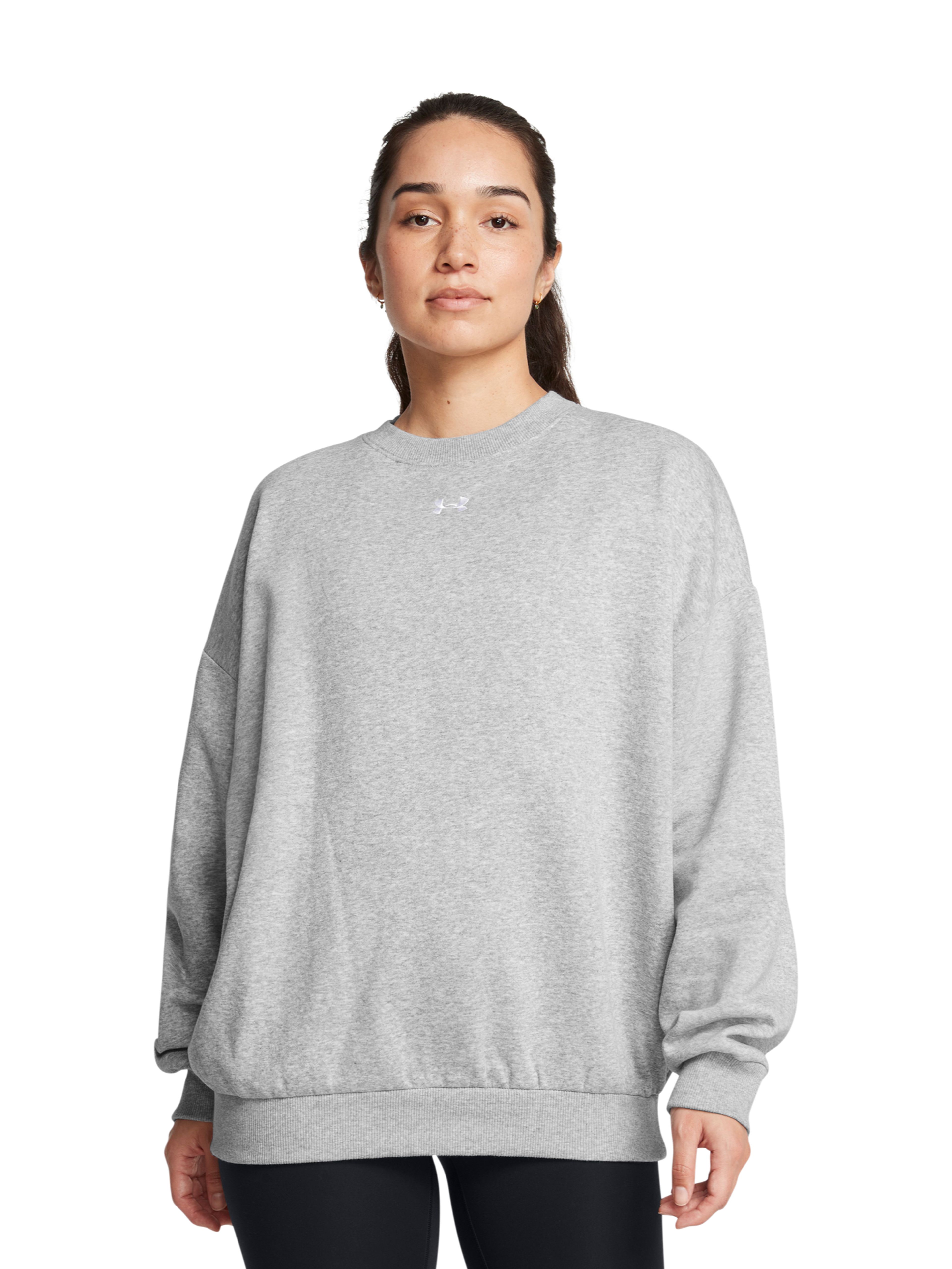 Női felső Under Armour Rival Fleece OS Crew-GRY
