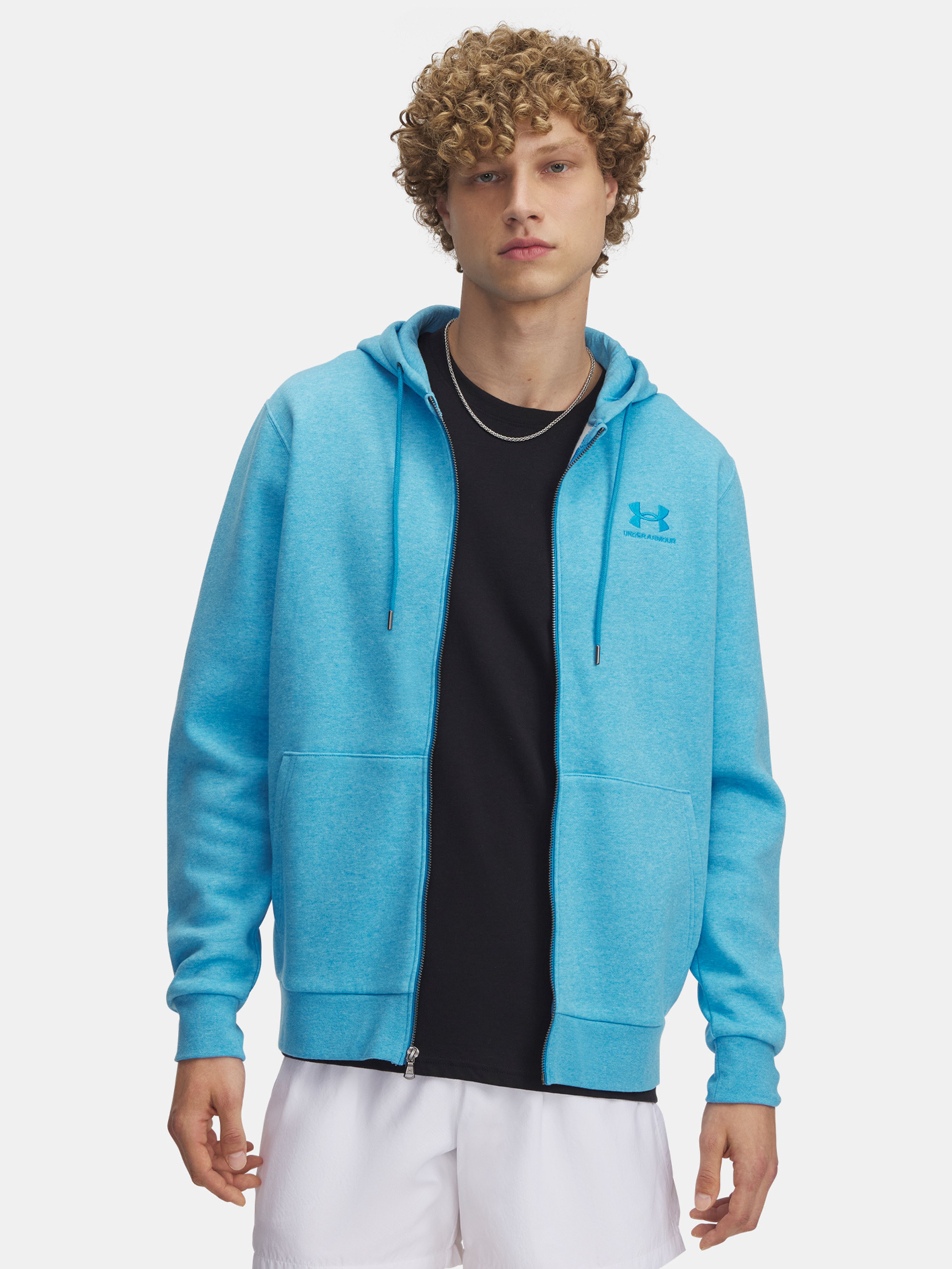 Férfi felső Under Armour UA Icon Fleece FZ Hood