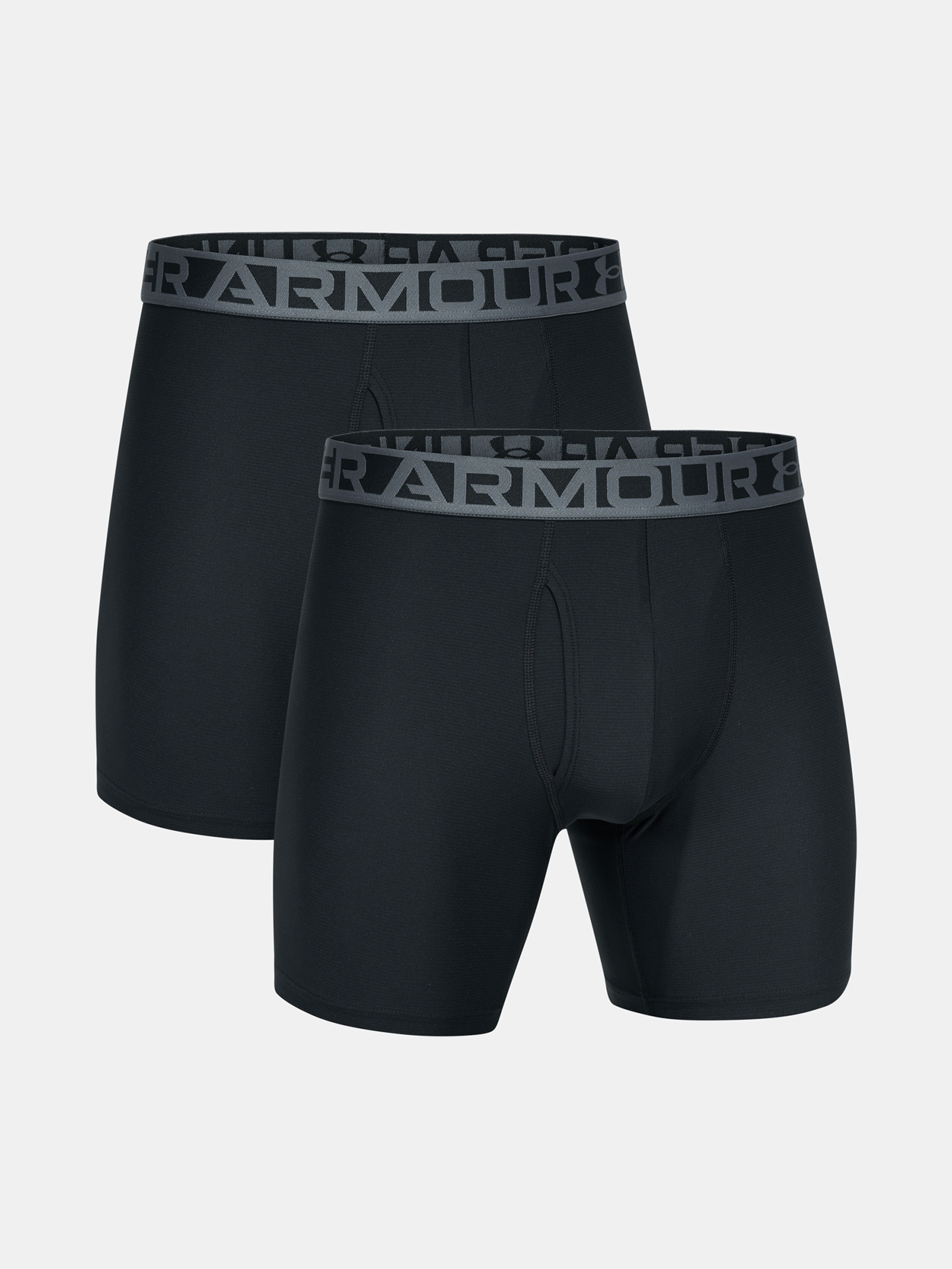 Férfi boxeralsó Under Armour Ua Essential Tech Mesh - Solid 6in - 2pk