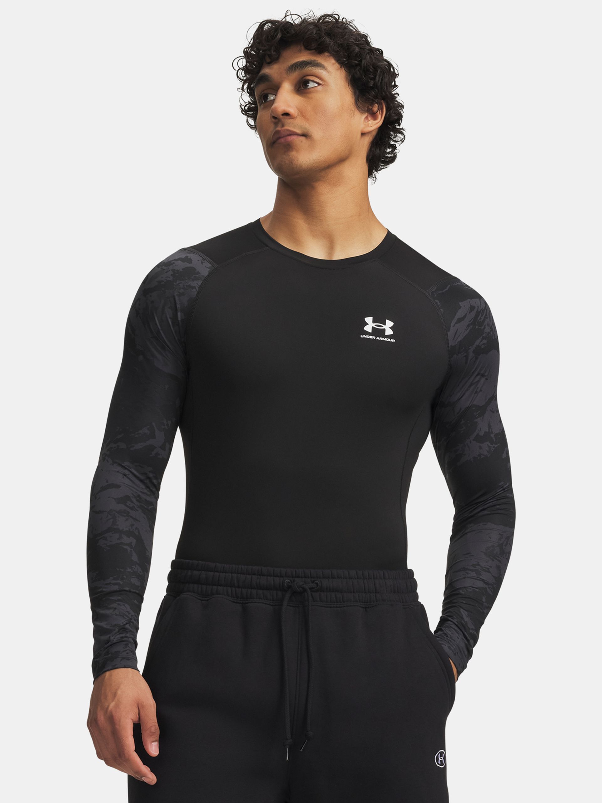 Pánske tričko Under Armour UA HG Armour Comp CB LS - 001