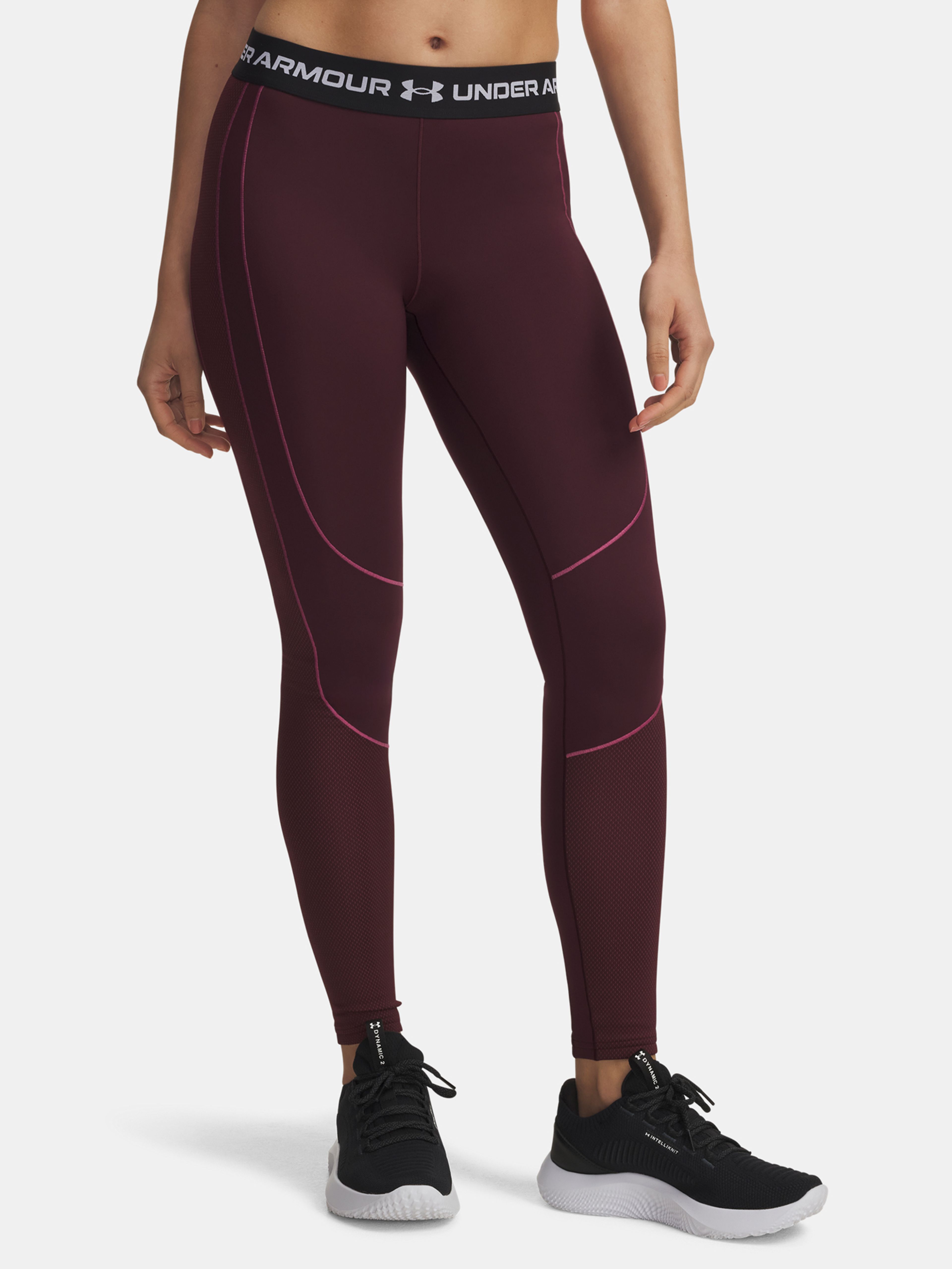 Dámske legíny Under Armour UA ColdGear Textured Legging-RED