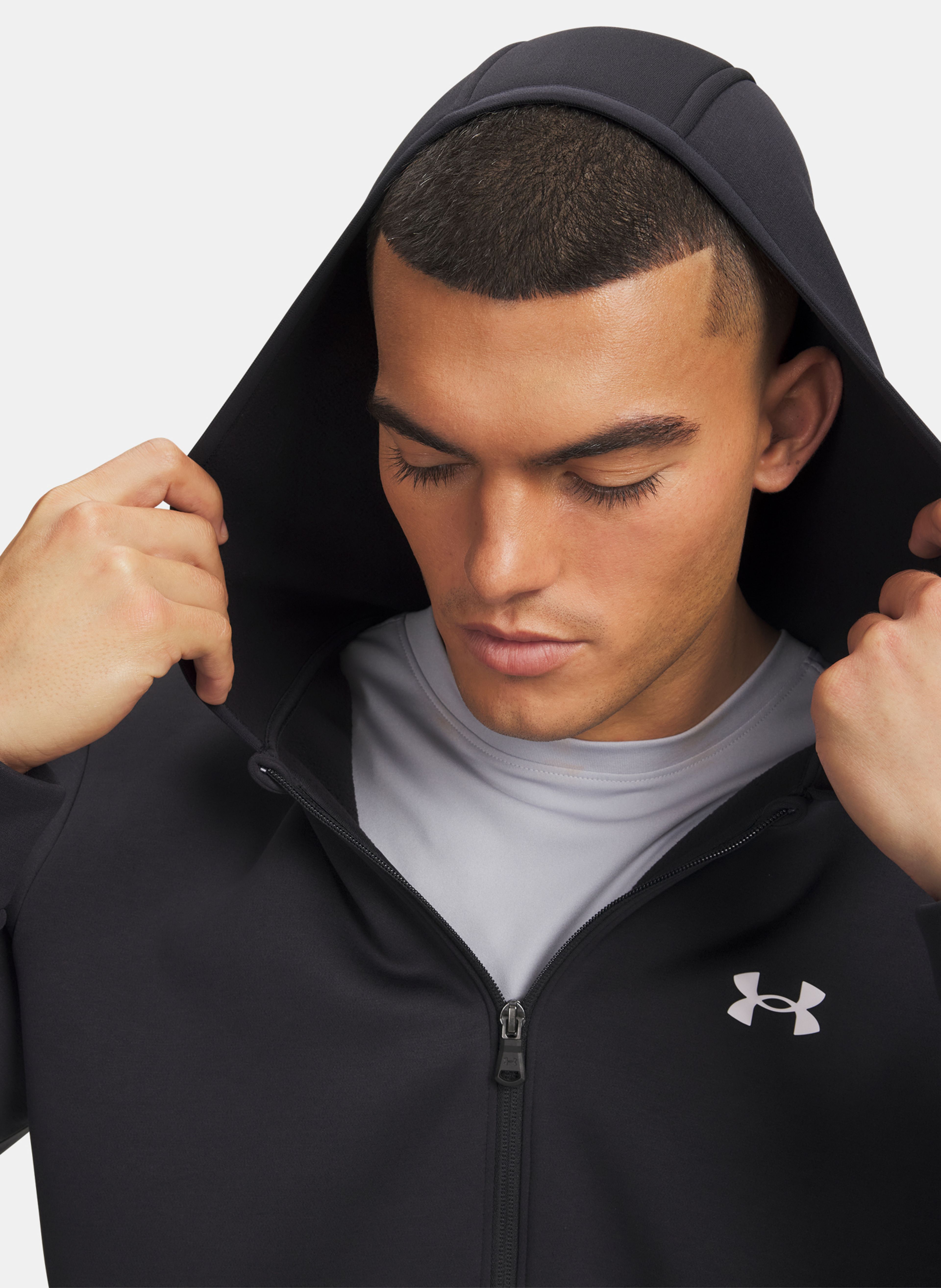Meeste dressipluus Under Armour UA Armour Fleece FZ Hoodie - 003
