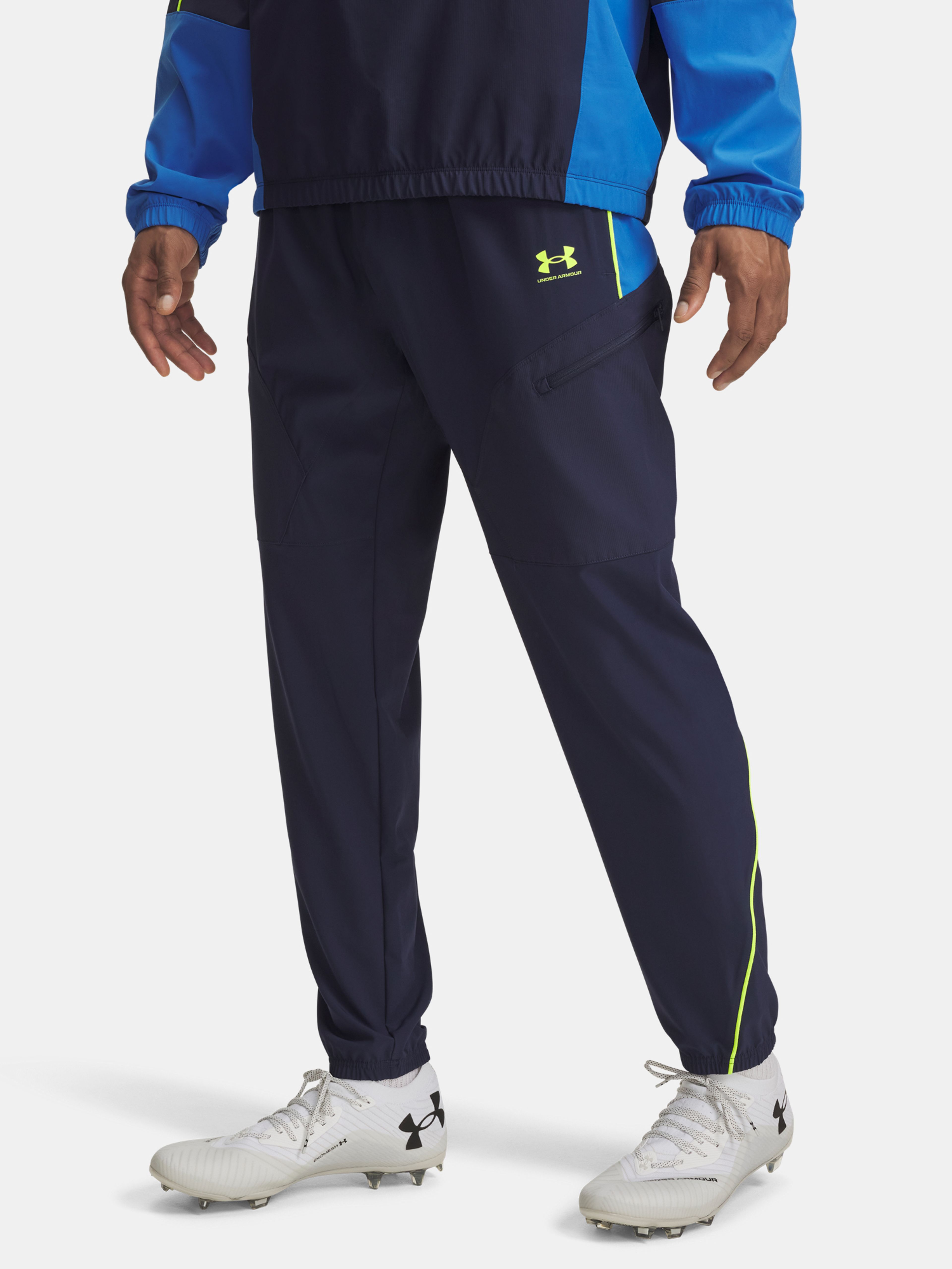 Pánske športové nohavice Under Armour UA M Challenger Warm-Up Pnt-BLU