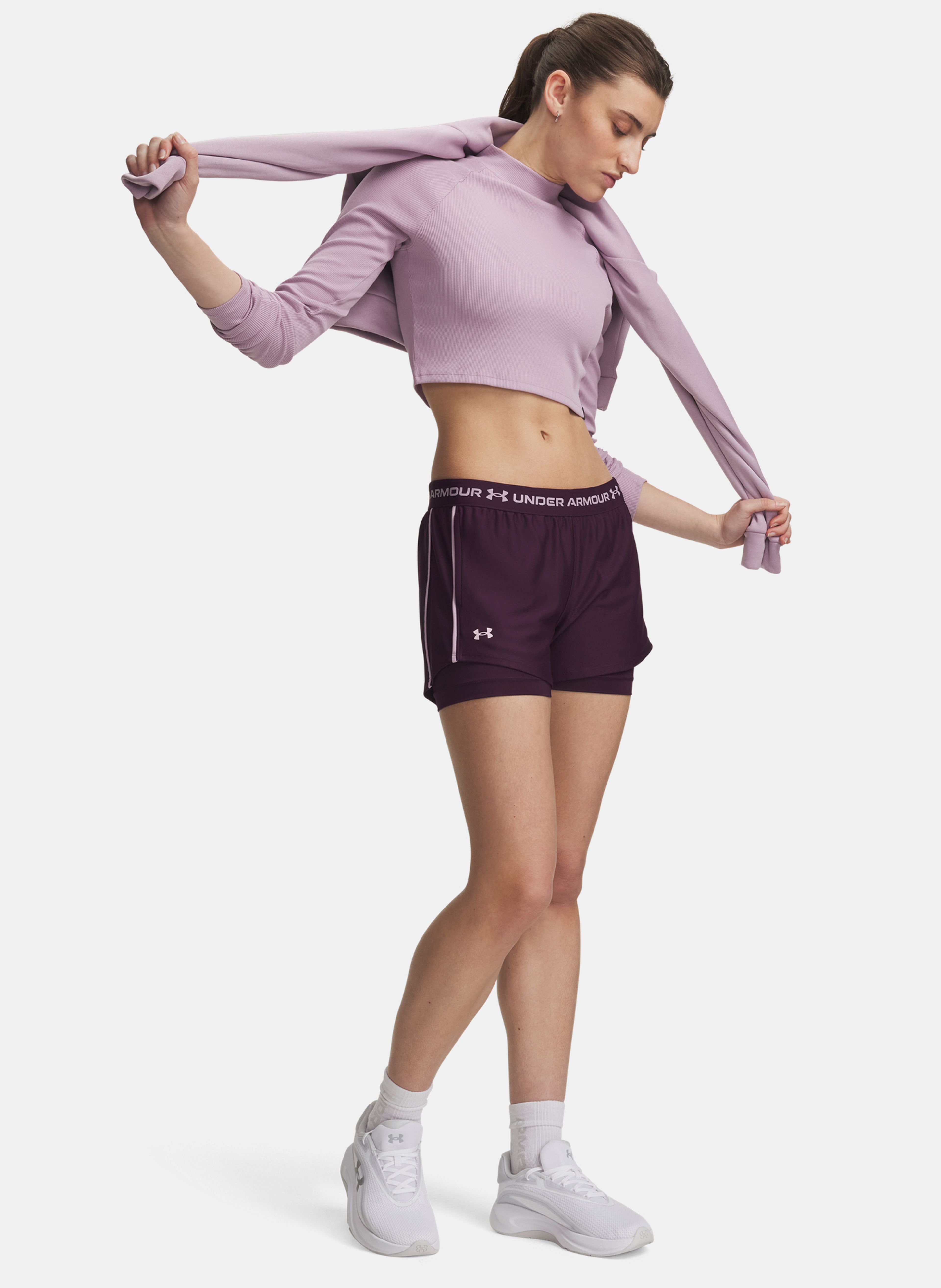 Női rövidnadrágok Under Armour Tech Play Up 2in1 Shorts - 004