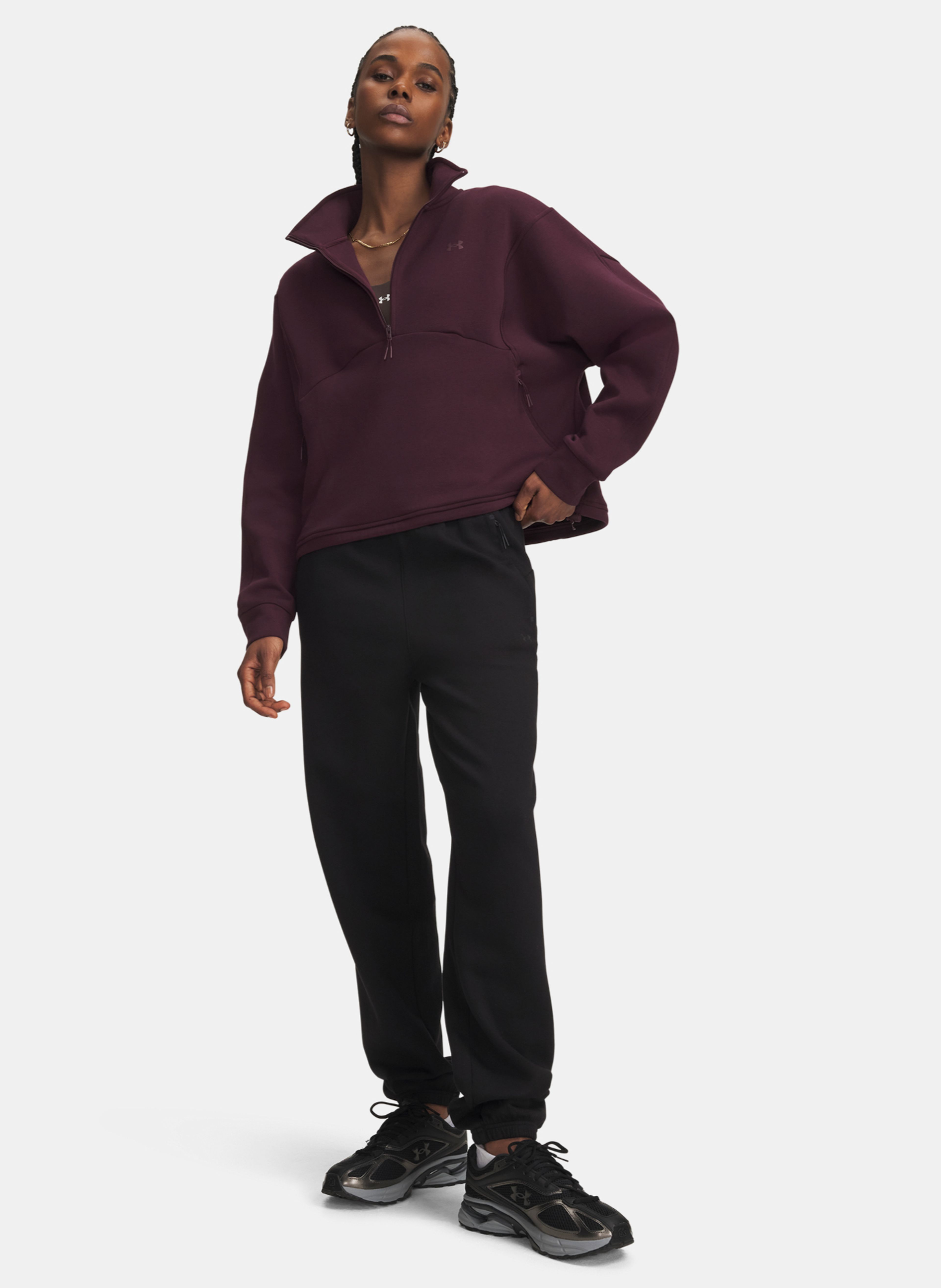 Dámske športové nohavice Under Armour Unstoppable Flc Gym Pant - 004