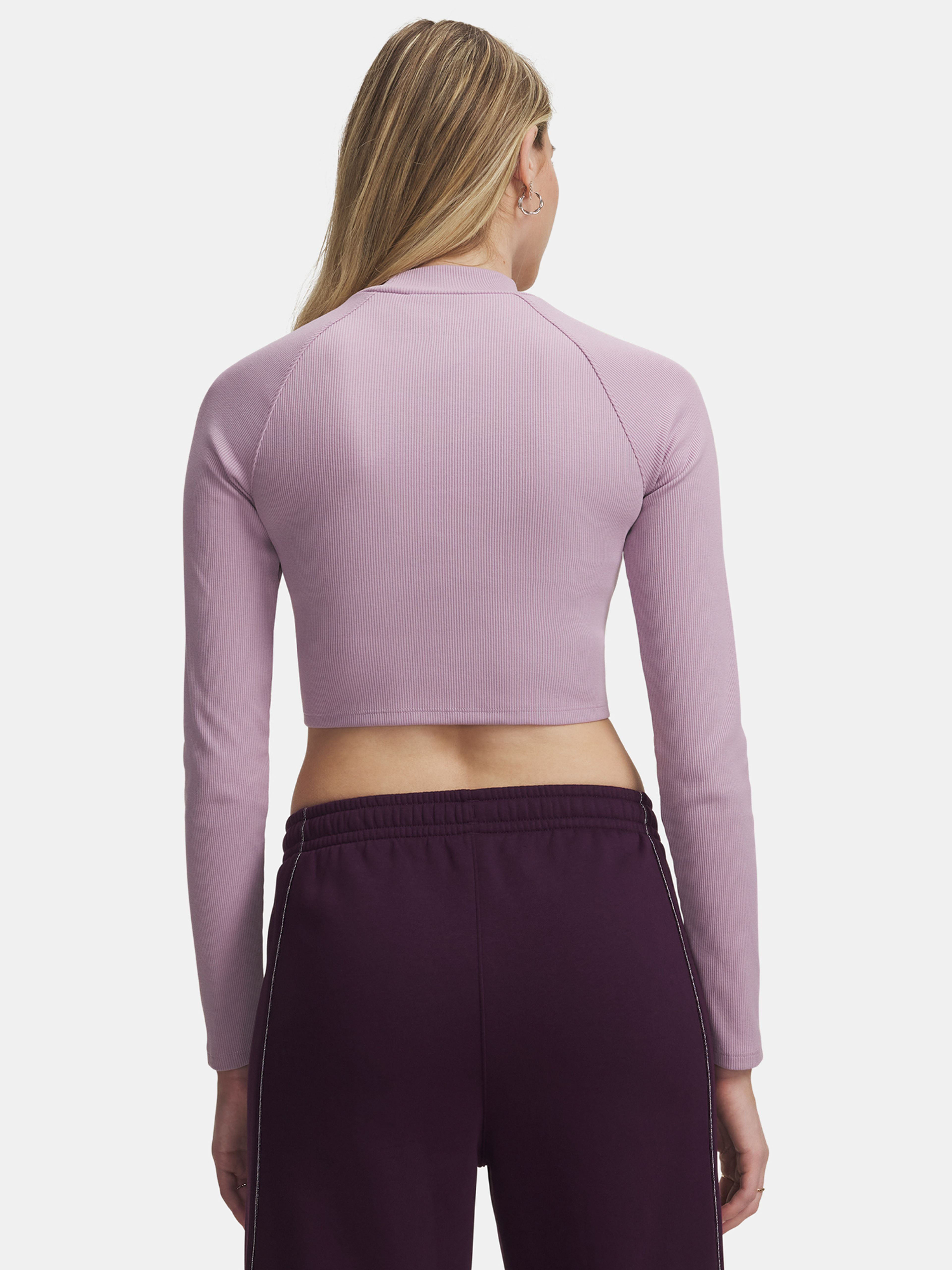 Sieviešu t-krekls Under Armour UA RIV RIB MOCK LS - 002