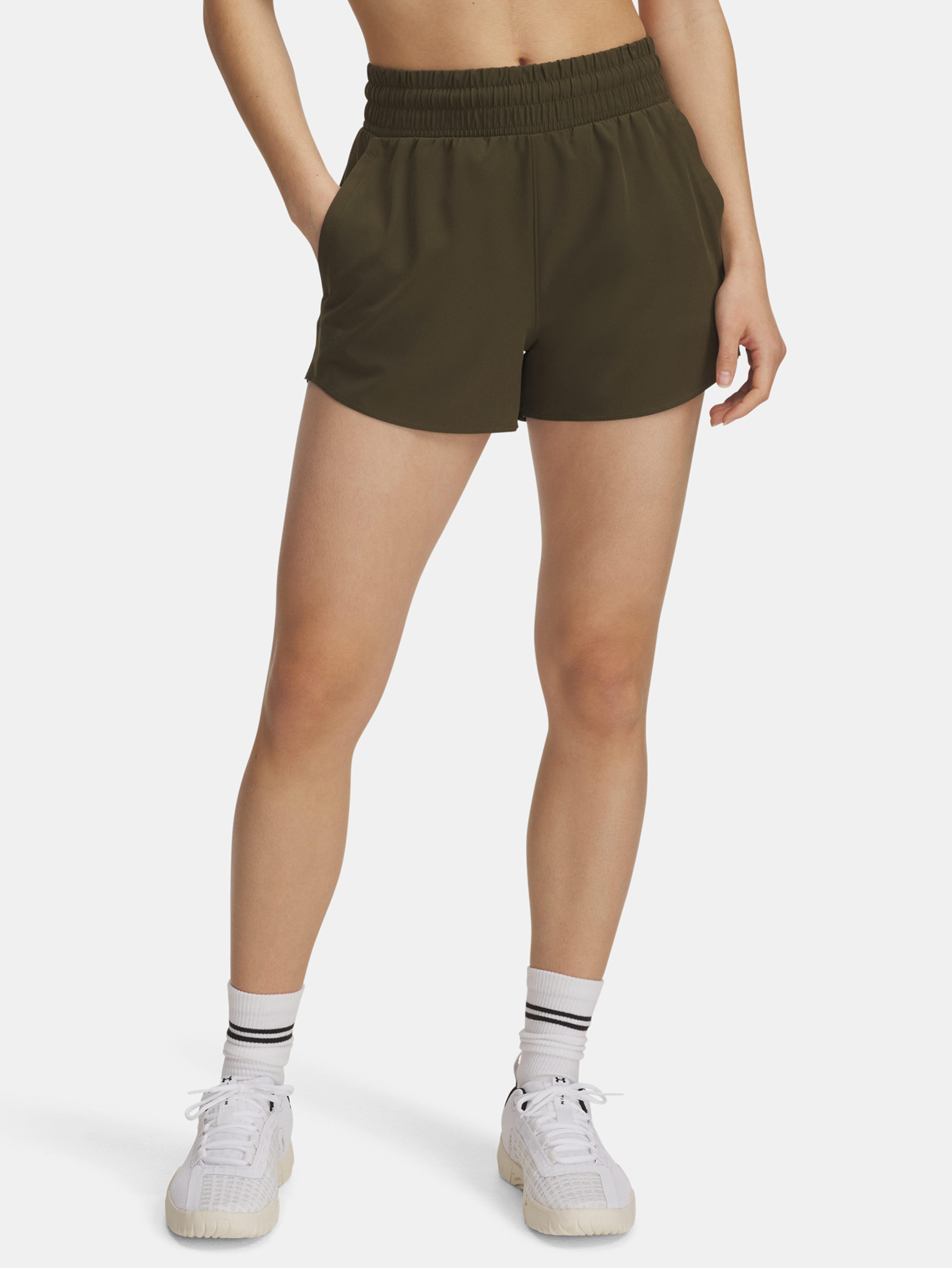 Dámske kraťasy Under Armour UA Vanish 3in Short-GRN
