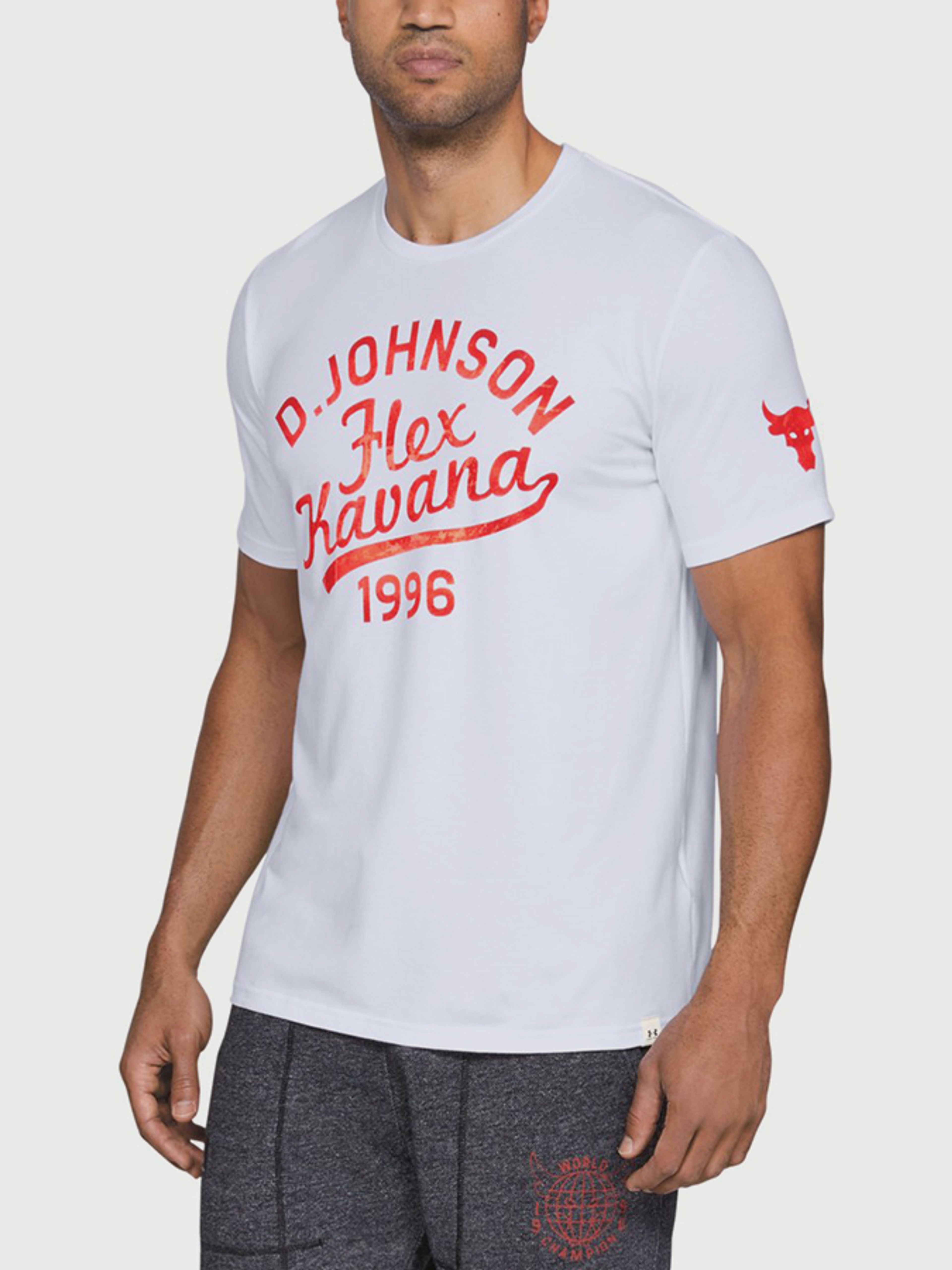 Panske tri ko Under Armour Project Rock Flex Kavana SS T UnderArmour.sk