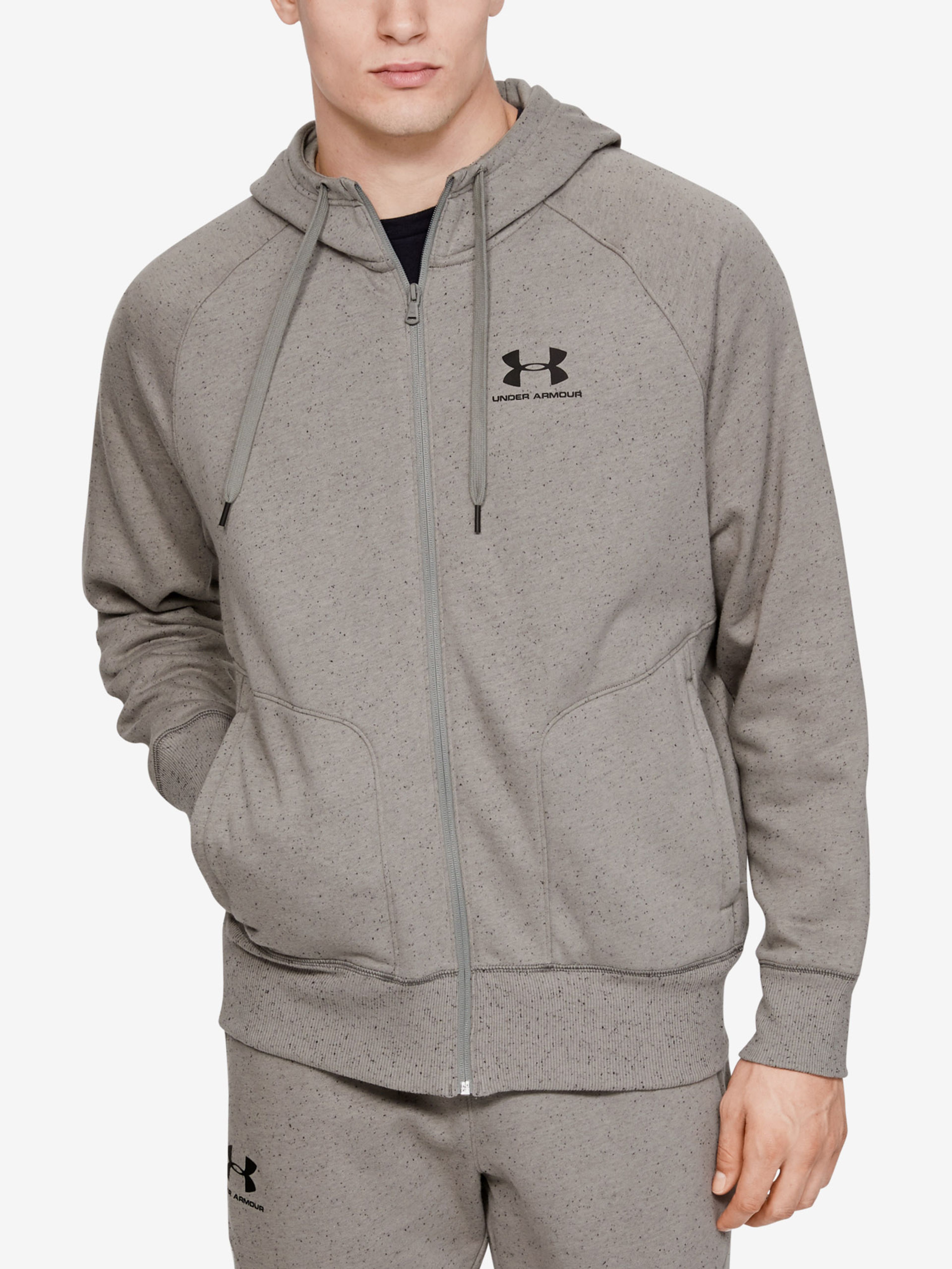 Meeste dressipluus Under Armour Speckled Fleece Fz Hoodie