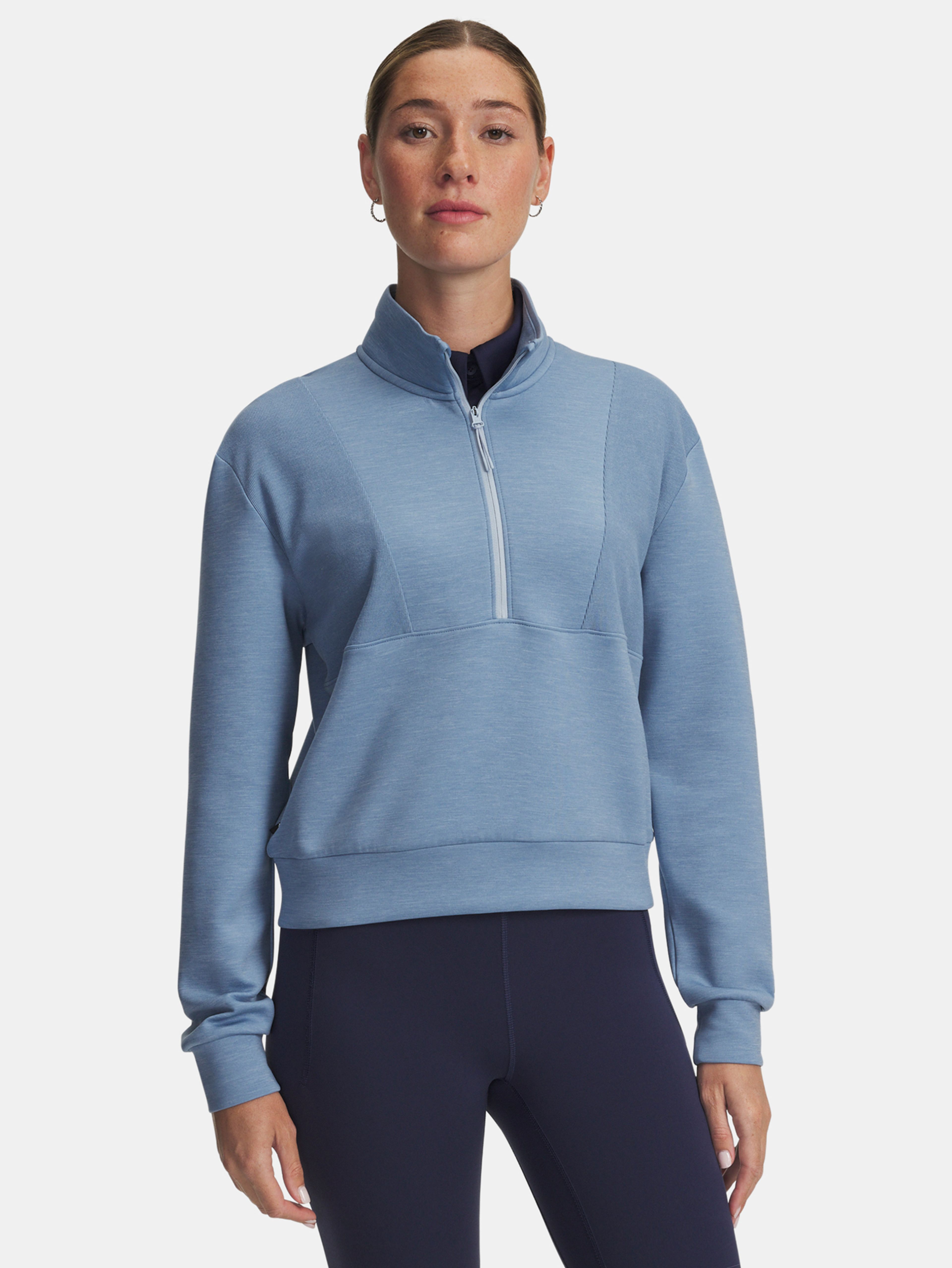 Moteriškas bliuzonas Under Armour UA Drive Midlayer Pullover-BLU