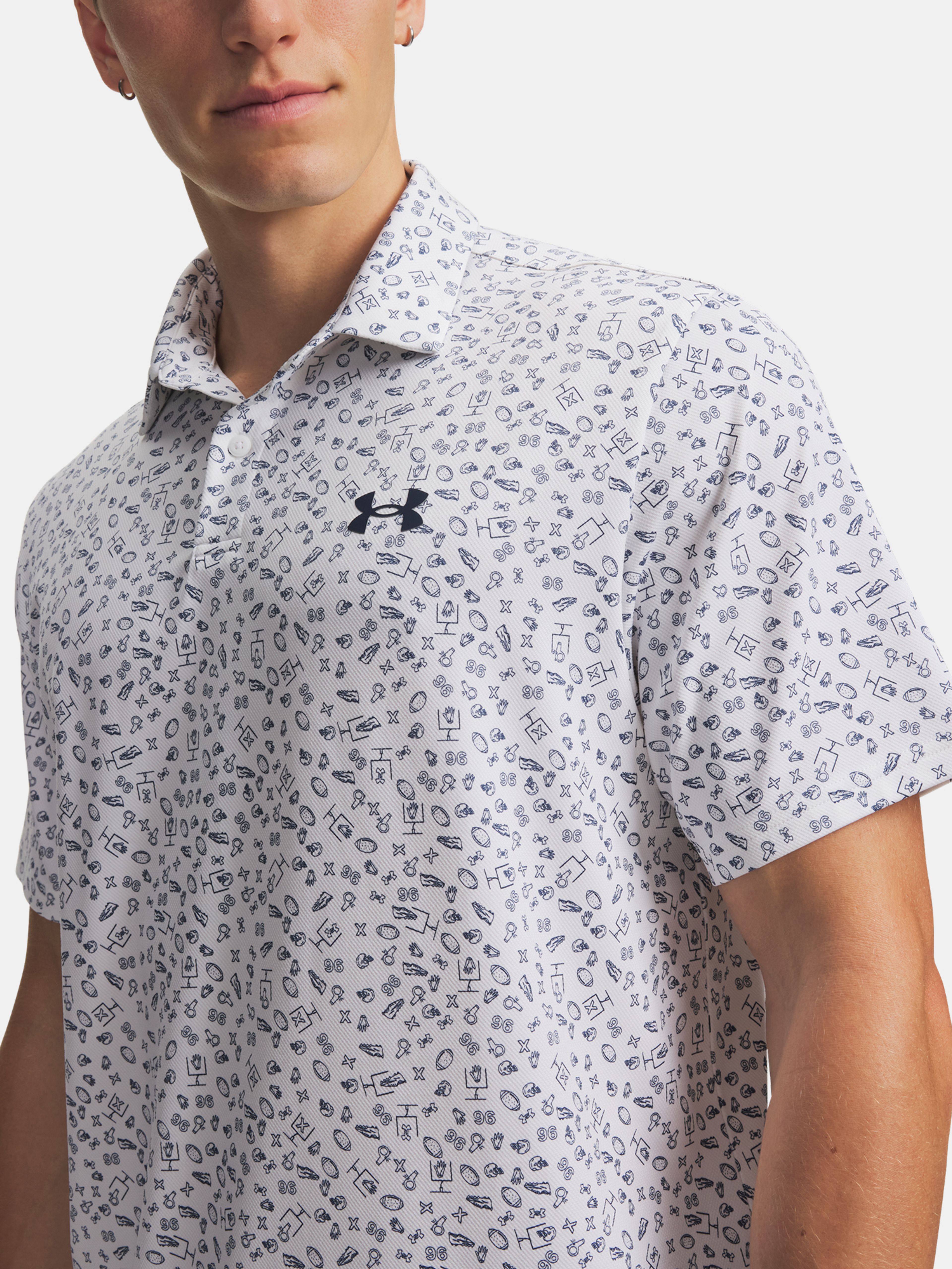 Meeste t-särk Under Armour UA Matchplay Printed Polo - 003