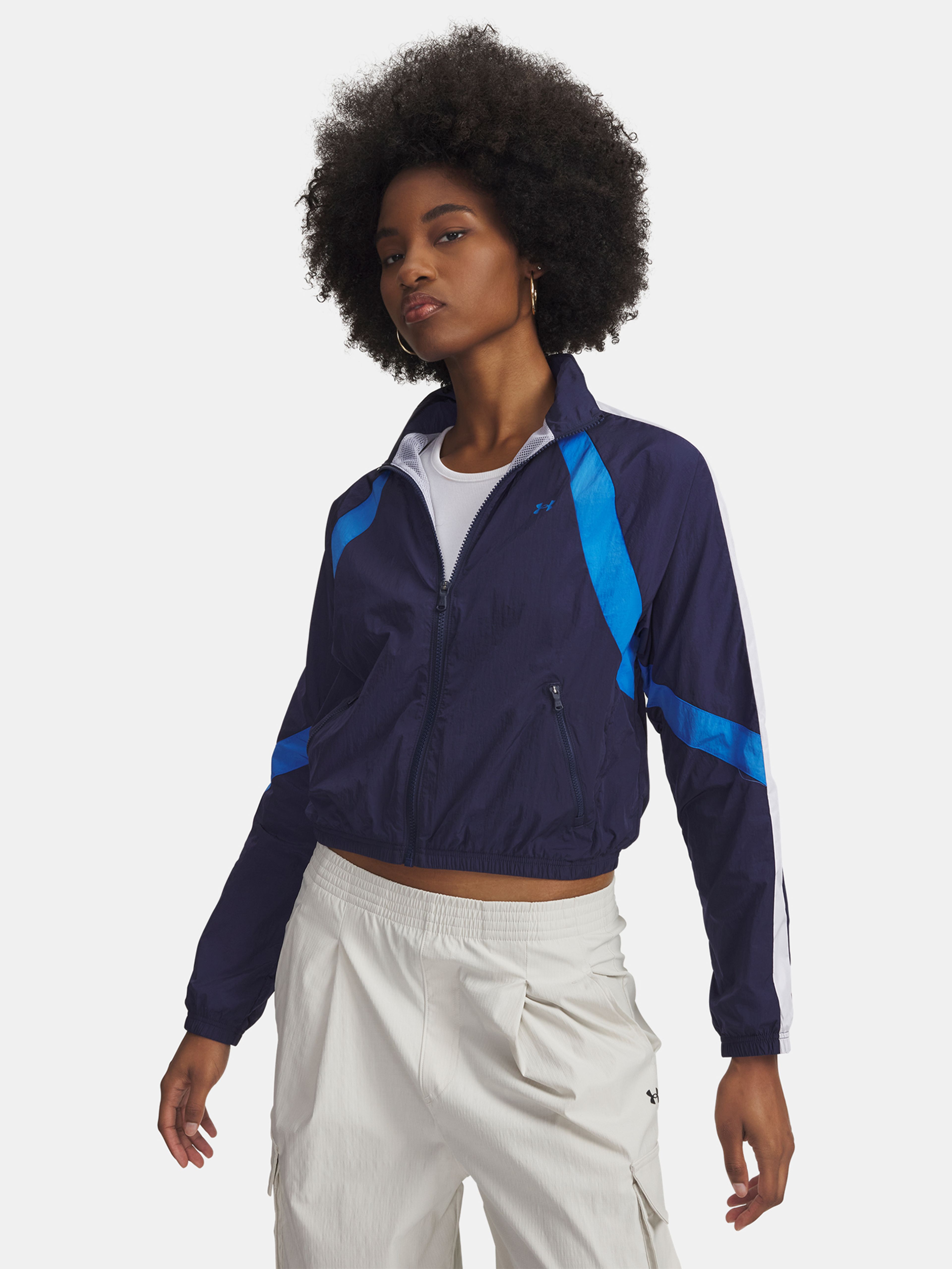 Női dzseki Under Armour UA Icon Crinkle Jacket-BLU