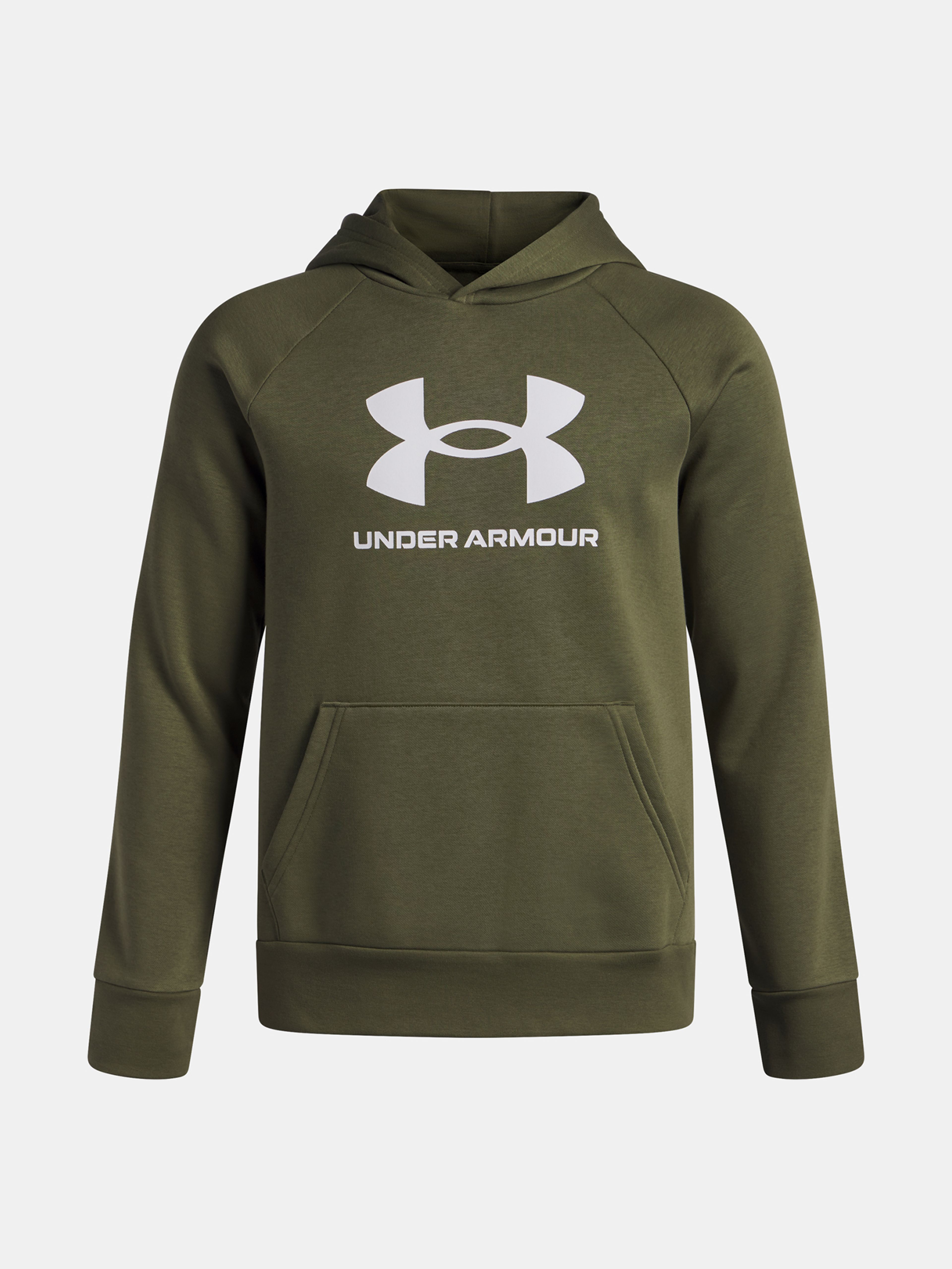 Poiste dressipluus Under Armour UA Rival Fleece BL Hoodie-GRN