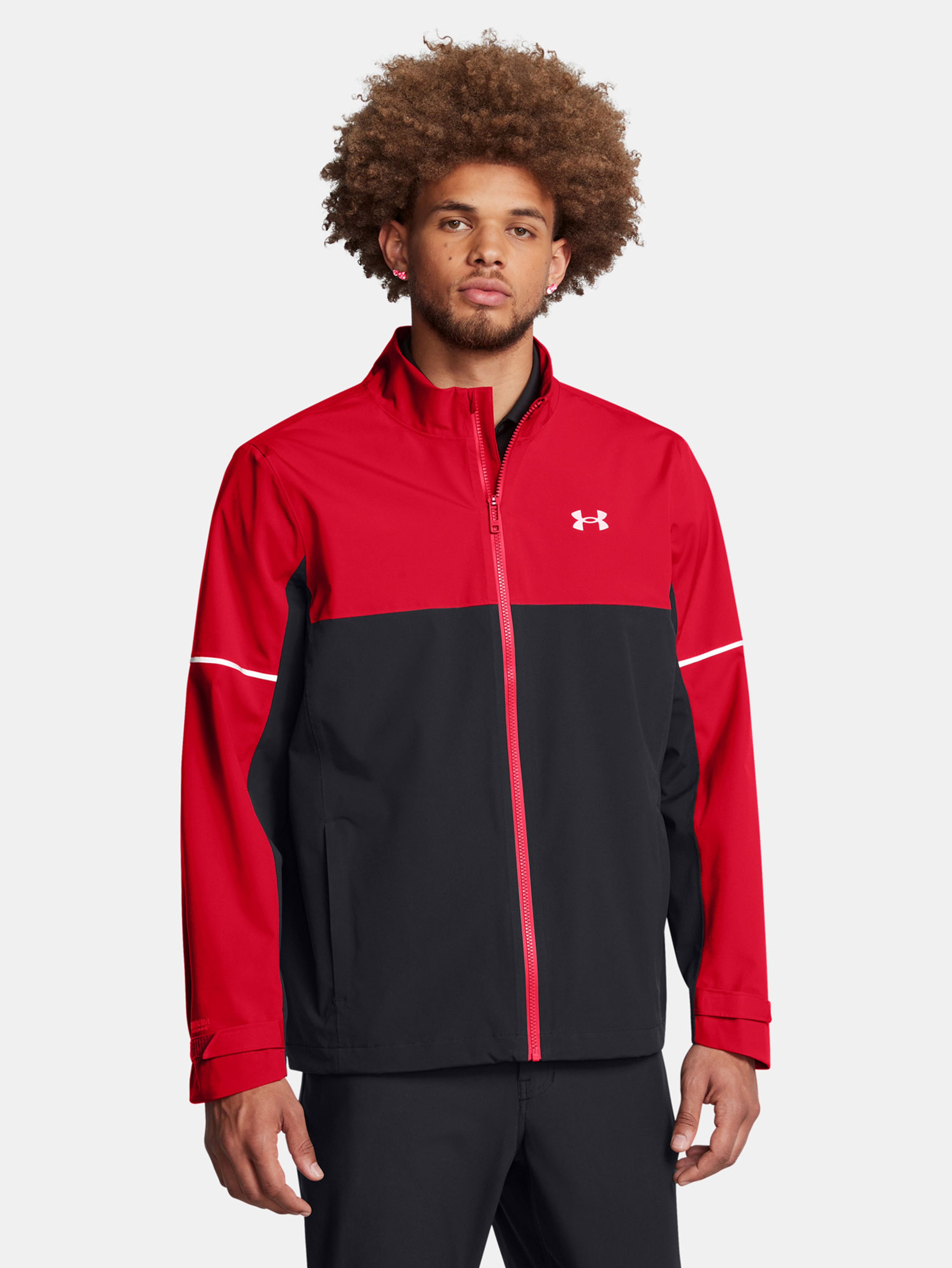 Férfi dzseki Under Armour DRIVE RAIN JACKET-RED