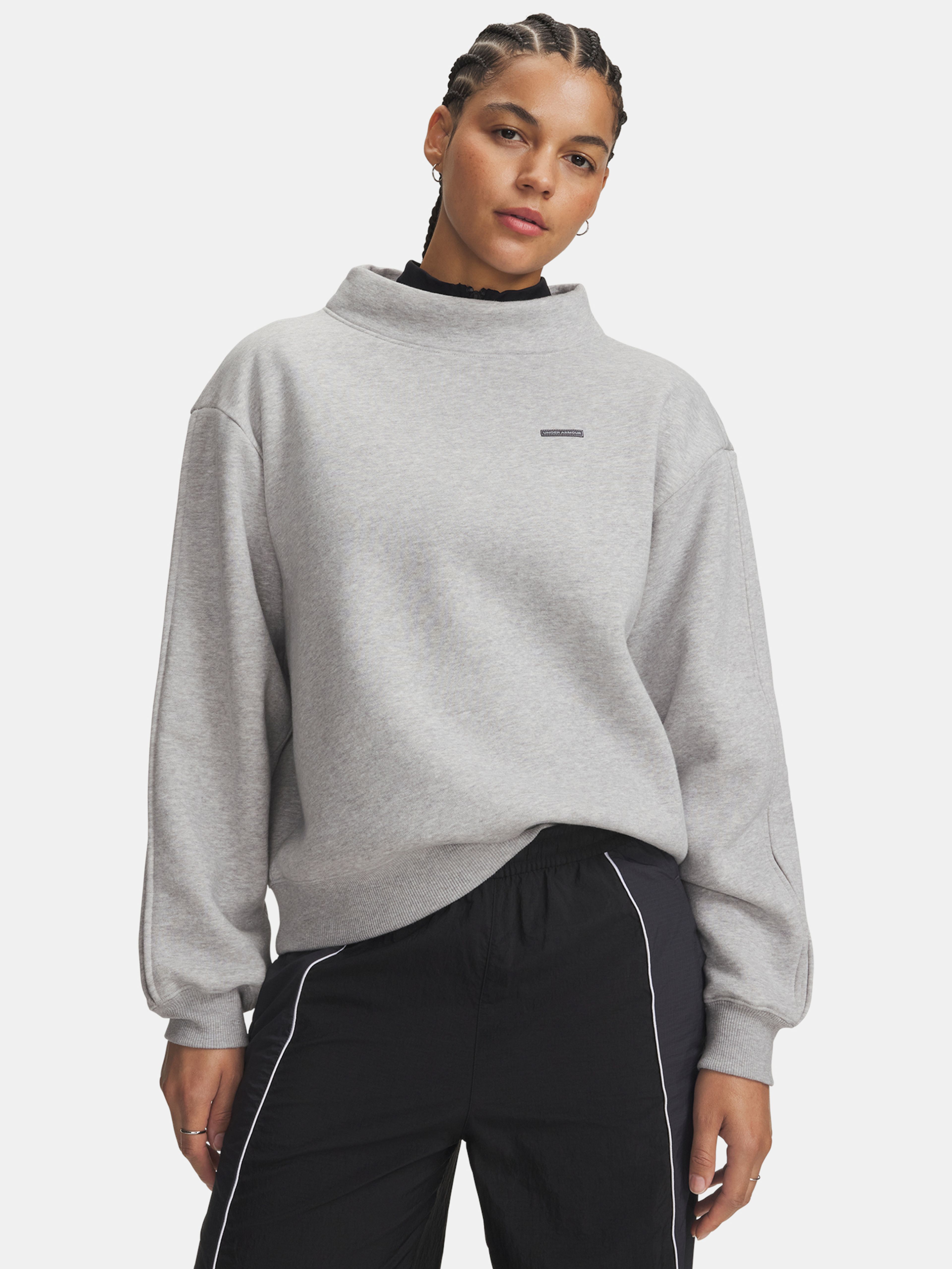 Sieviešu ikdienas džemperis Under Armour Icon Sama Flc Mock - 001