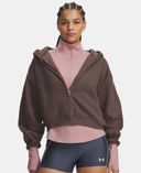 Ženski pulover Under Armour UA ICON SAMA FLC FZ-Rjava - 001