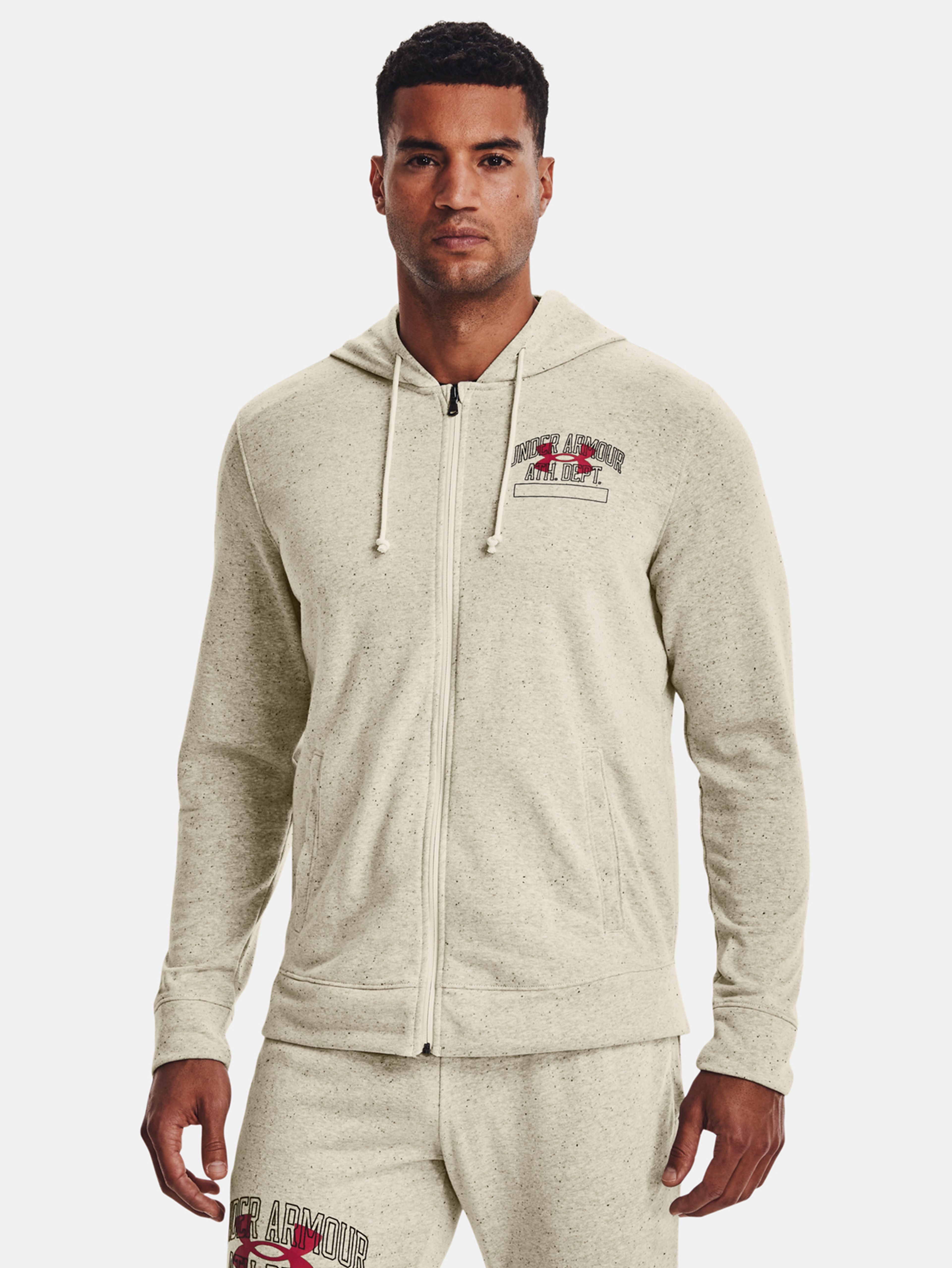 Férfi felső Under Armour UA Rival Try Athlc Dep FZ HD