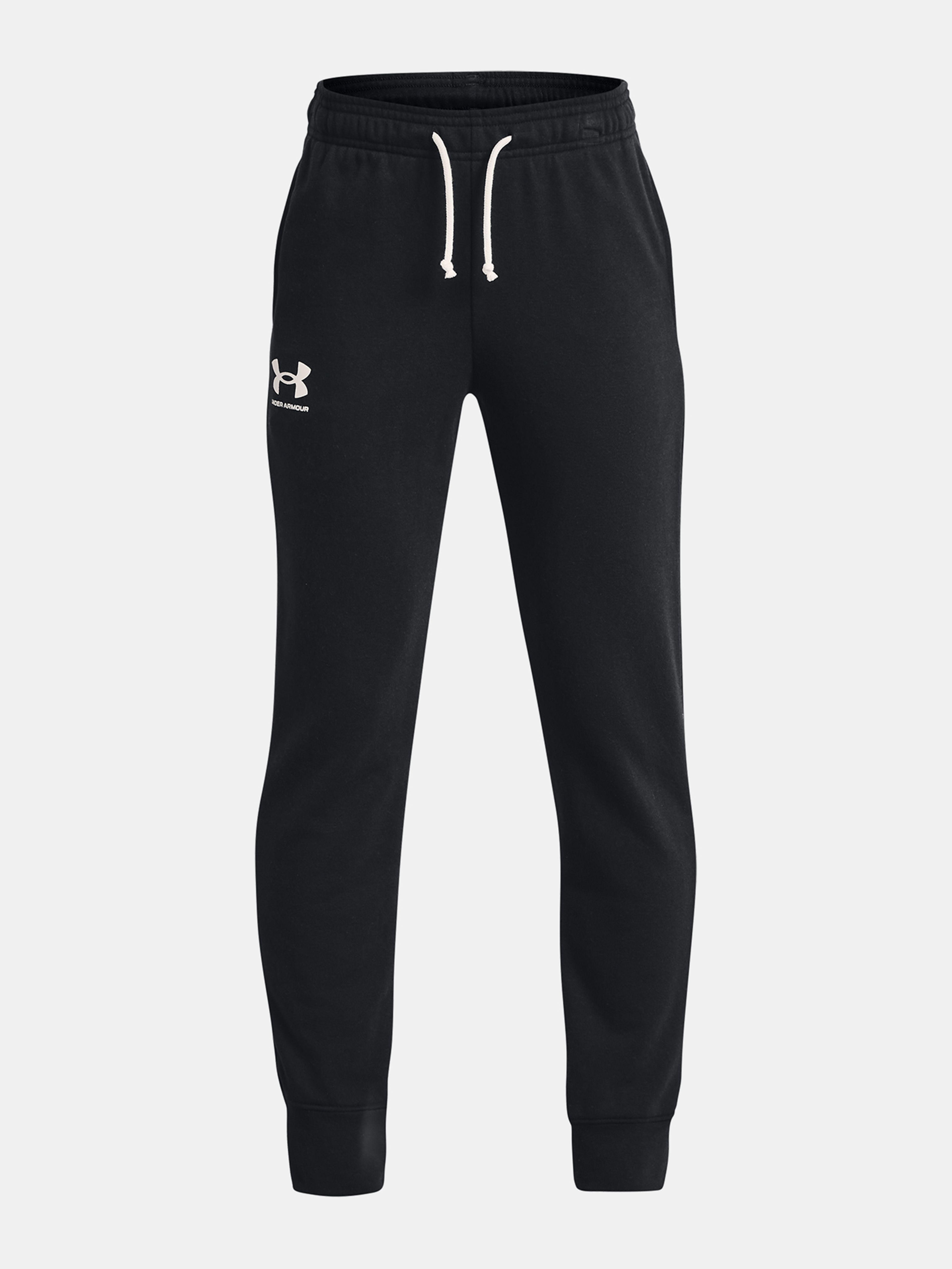 Deške spodnji del trenirke Under Armour UA Rival Terry Jogger-BLK