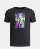 Chlapecké tričko Under Armour UA B MULTI COLOR PHOTO  SS-Černá - 001