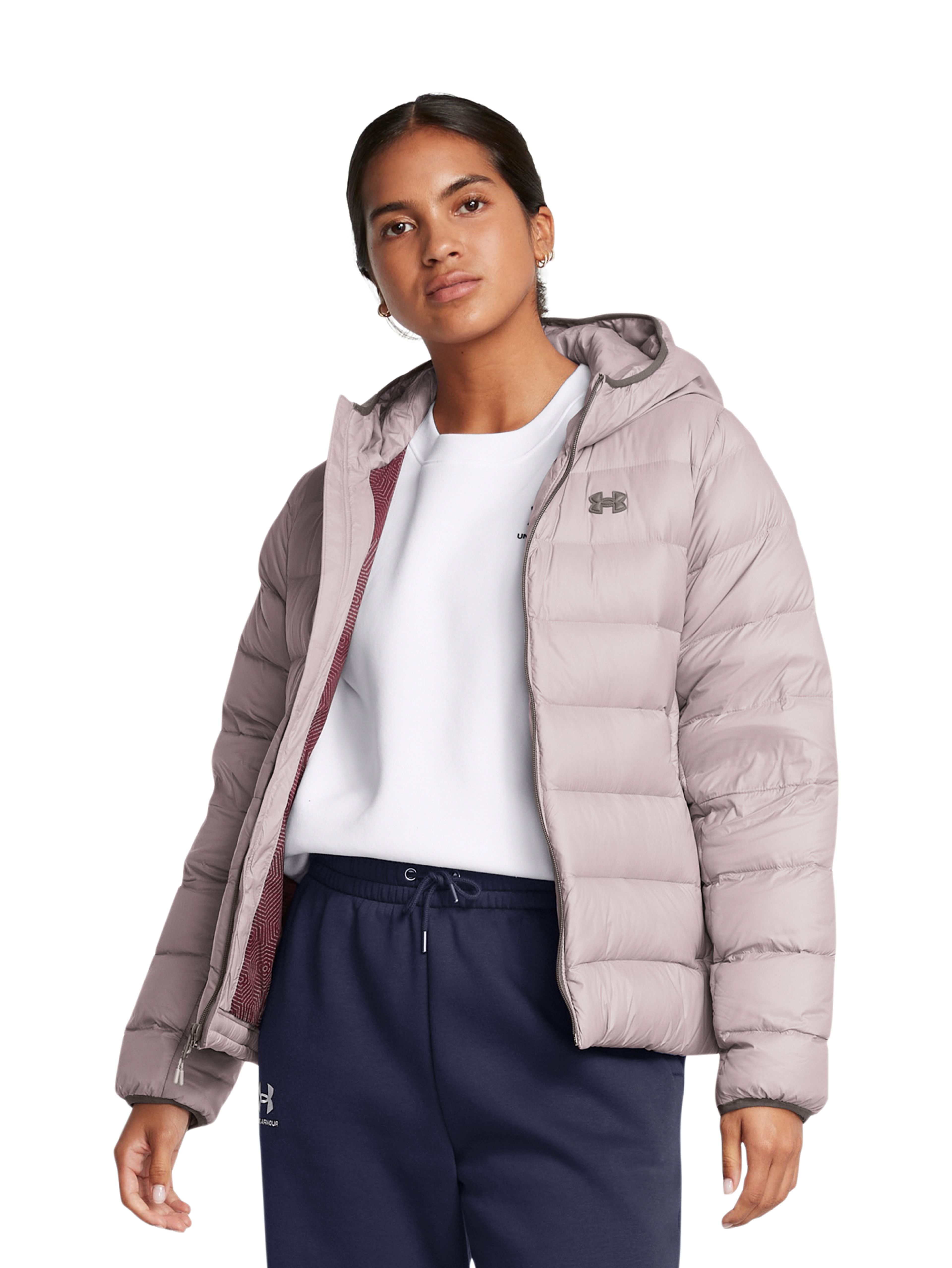 Női dzseki Under Armour LEGEND DOWN HOODED JACKET