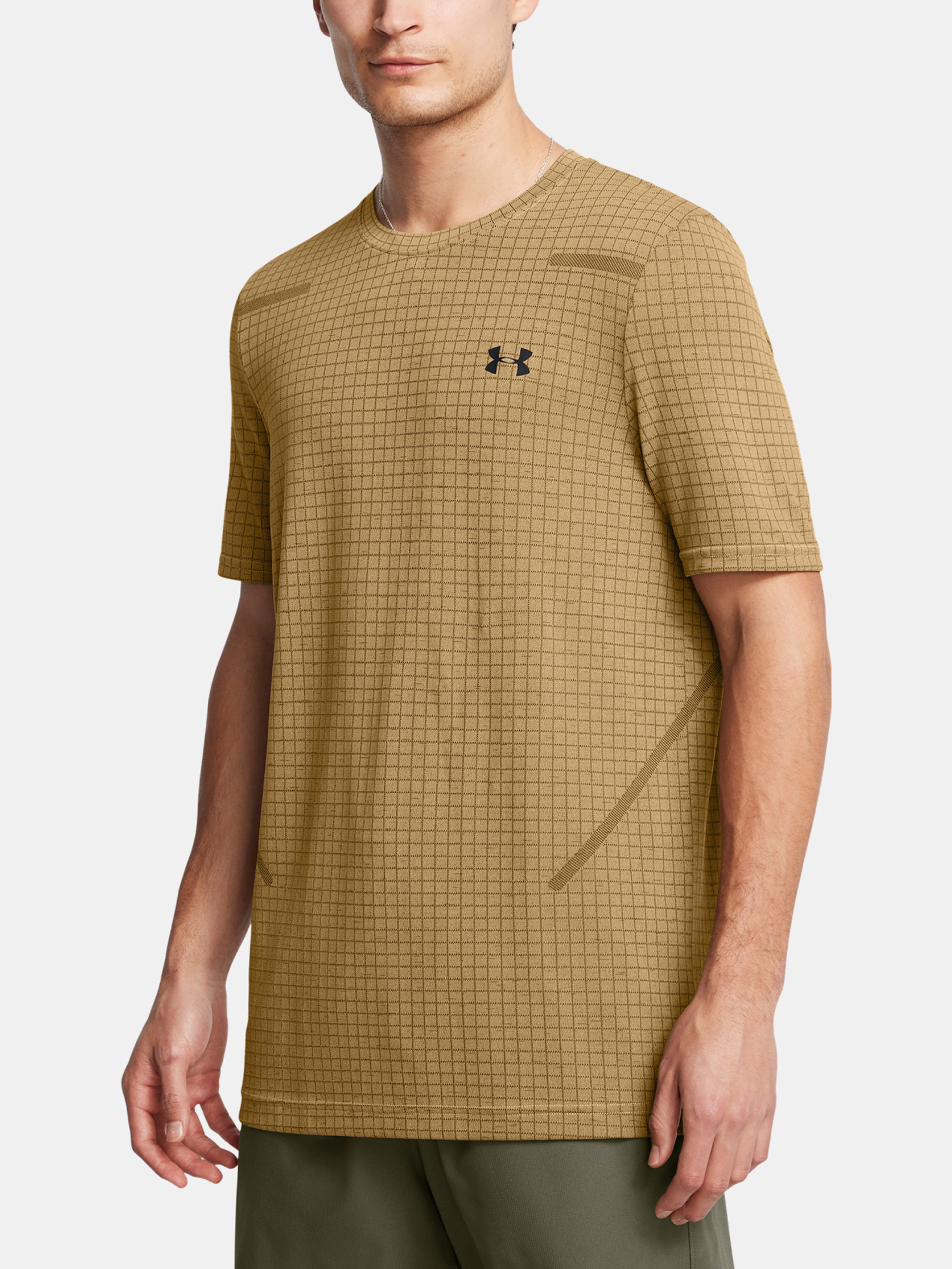 Pánske tričko Under Armour Vanish Seamless Grid SS-BRN