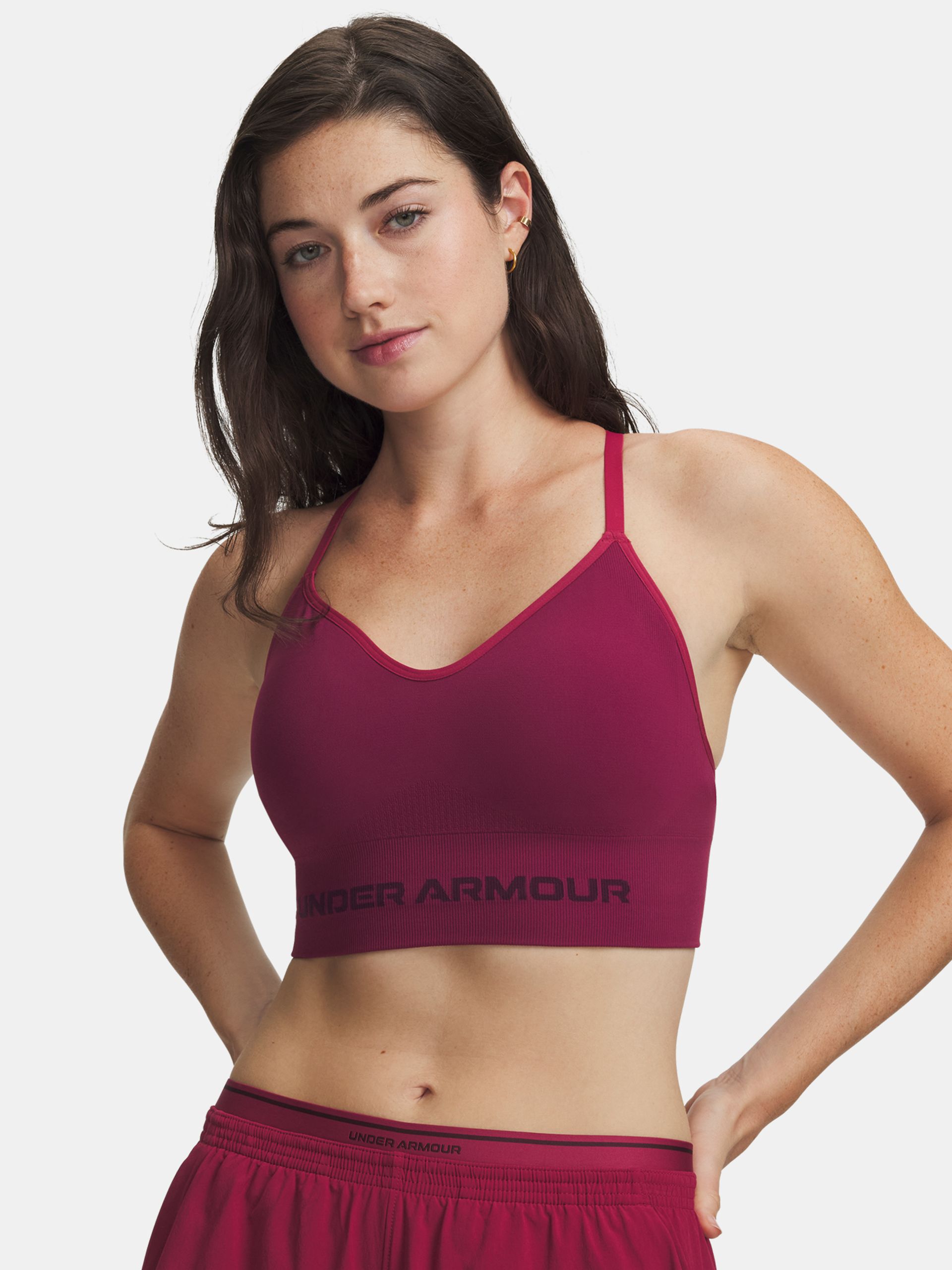 Sieviešu krūšturis Under Armour Vanish Seamless Low Bra - 001