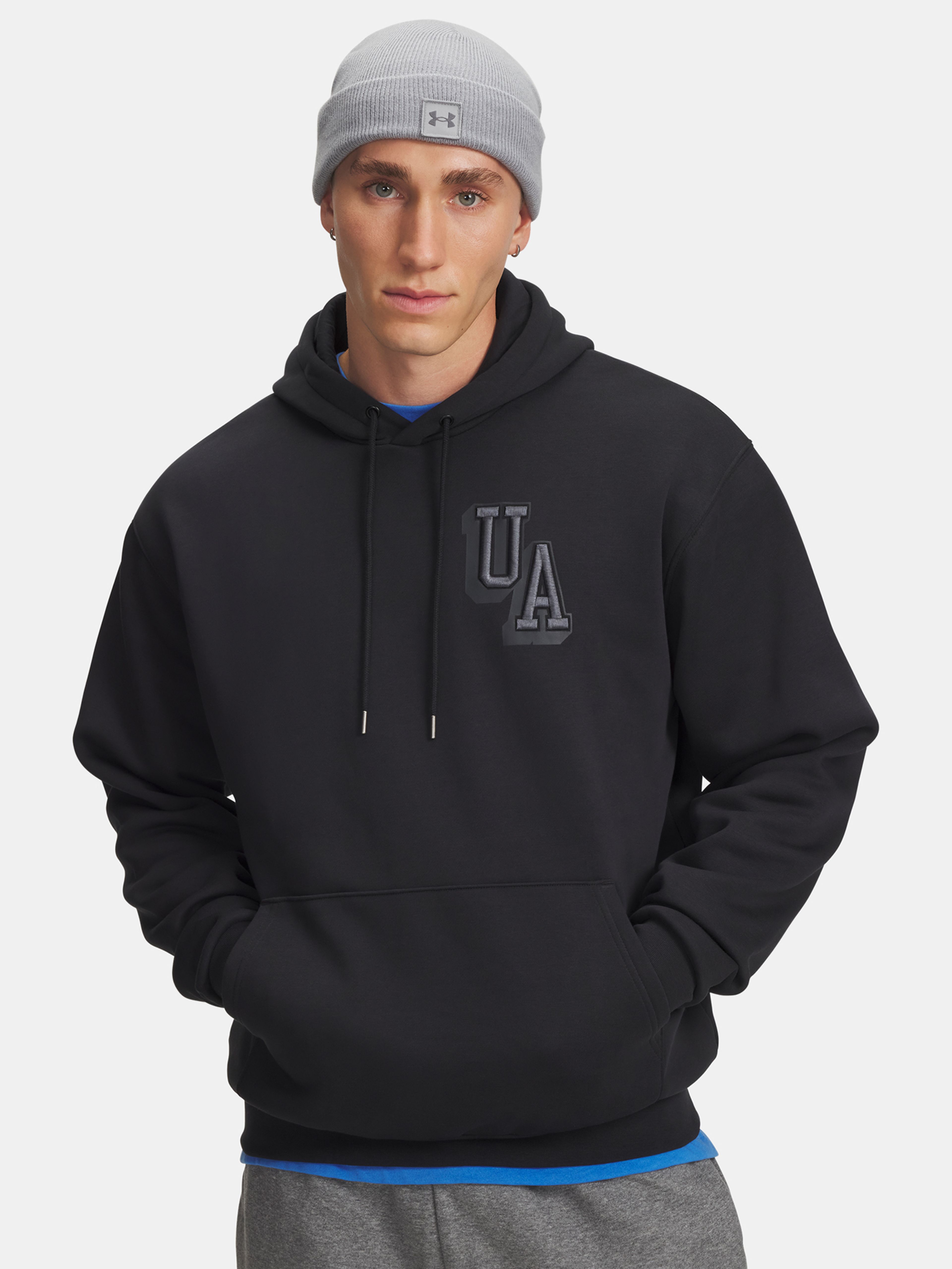 Pánska mikina Under Armour UA Icon Flc Graphic Top-BLK