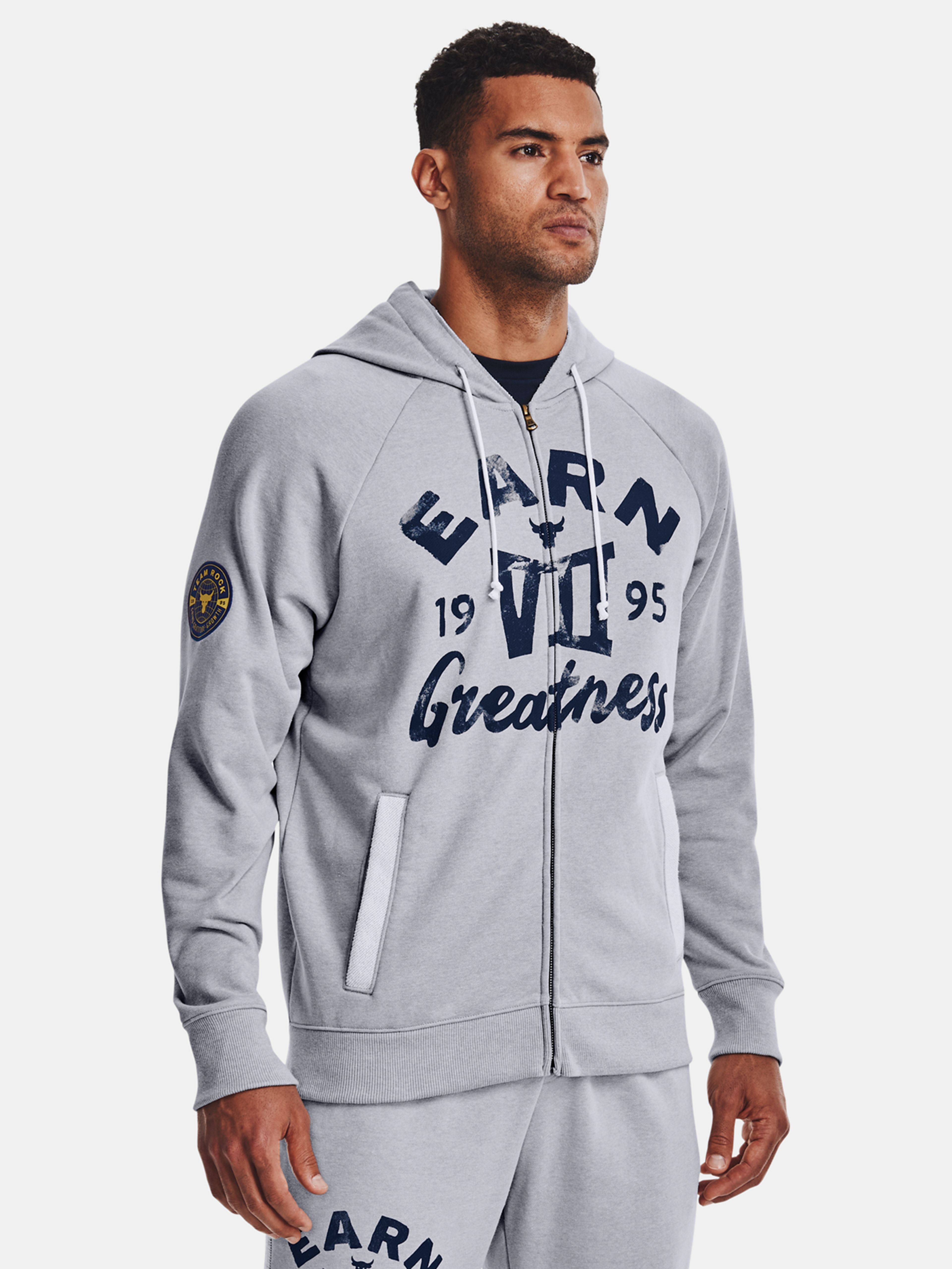 Férfi felső Under Armour UA Pjt Rck Hvywght Terry FZ