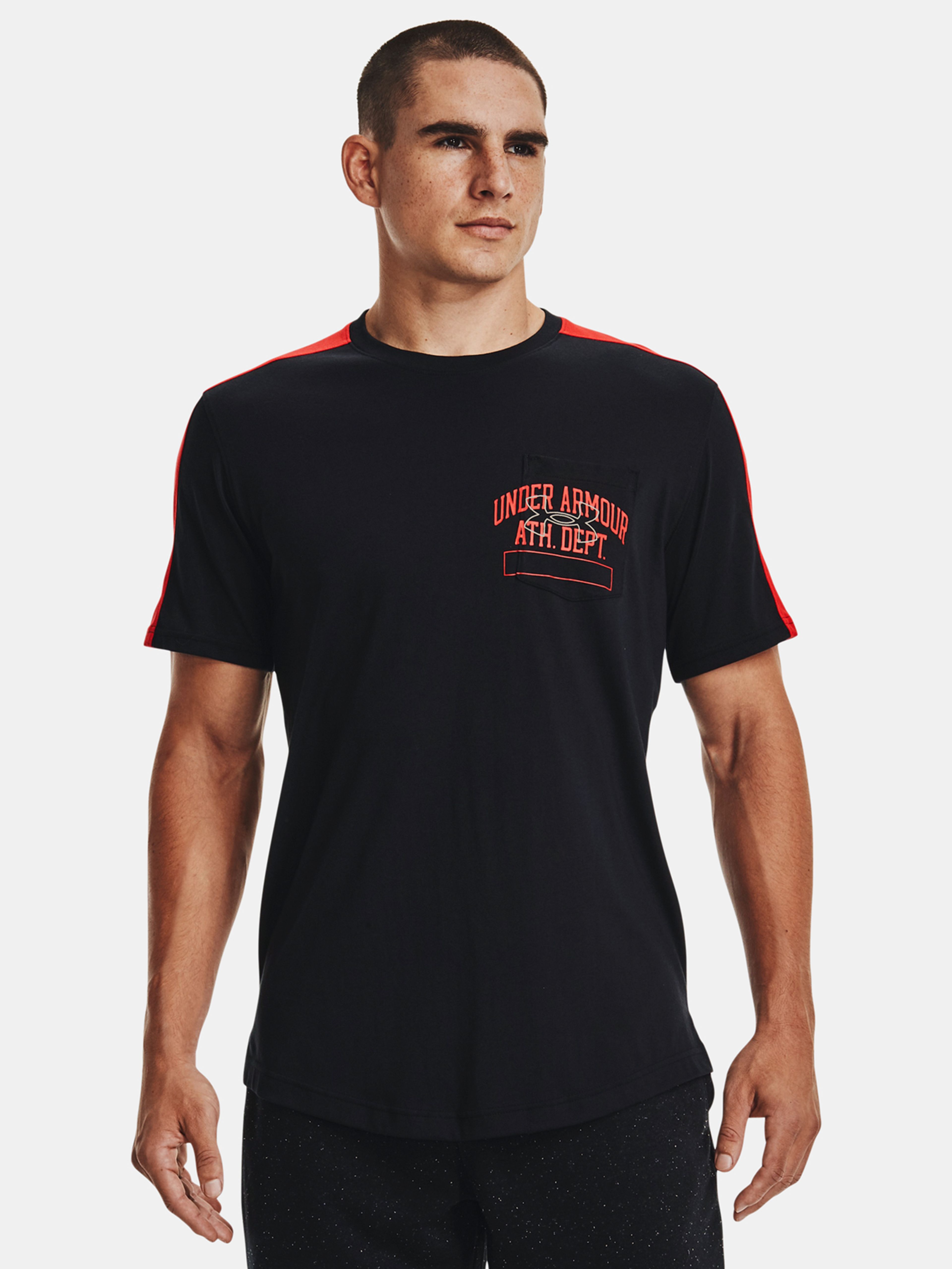 Férfi póló Under Armour UA Athletic Dept Pocket Tee