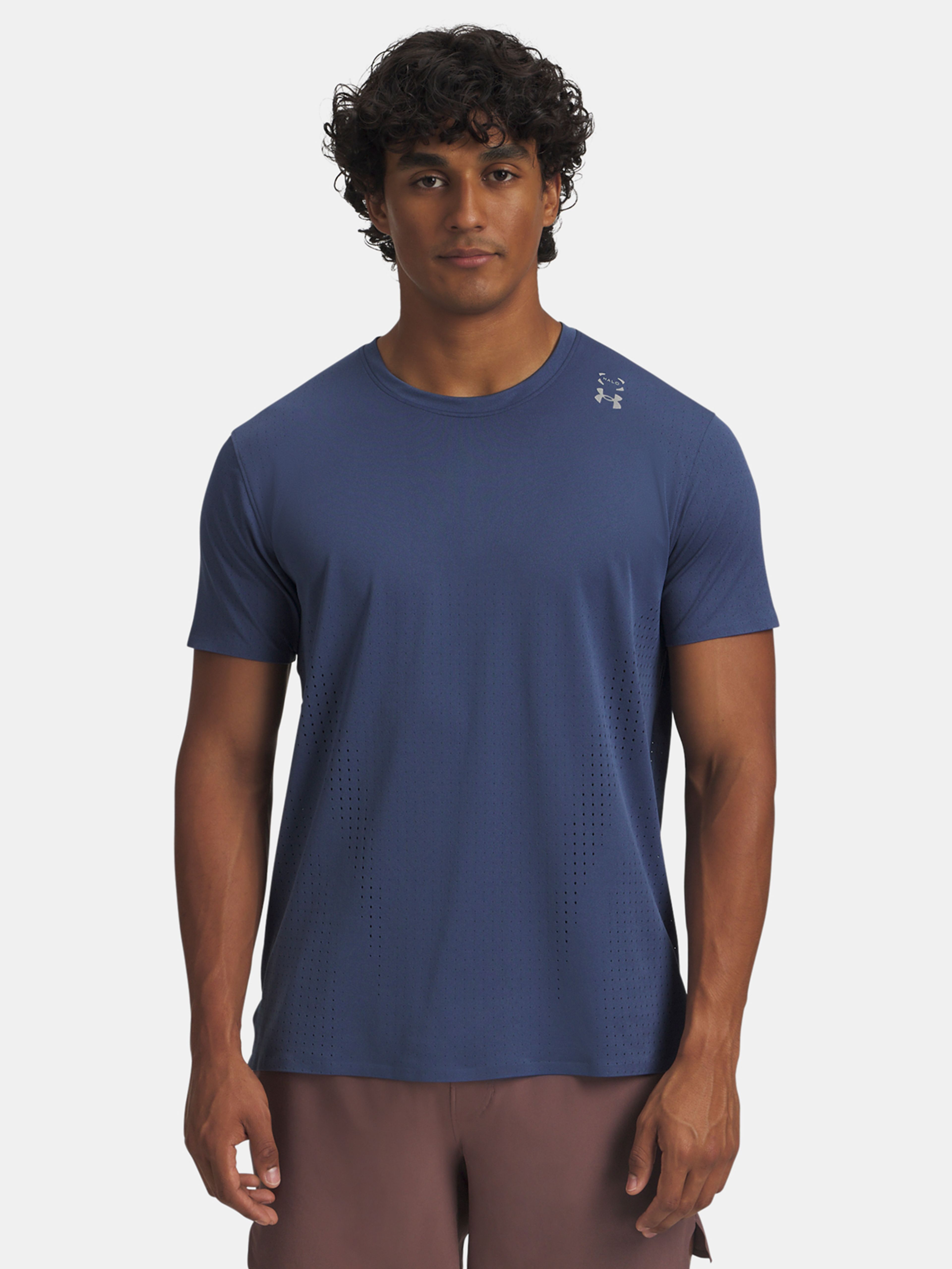 Férfi póló Under Armour UA Halo Vent SS-BLU