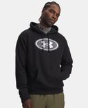 Férfi felső Under Armour UA Rival Flc Branded Hoodie-Fekete - 003