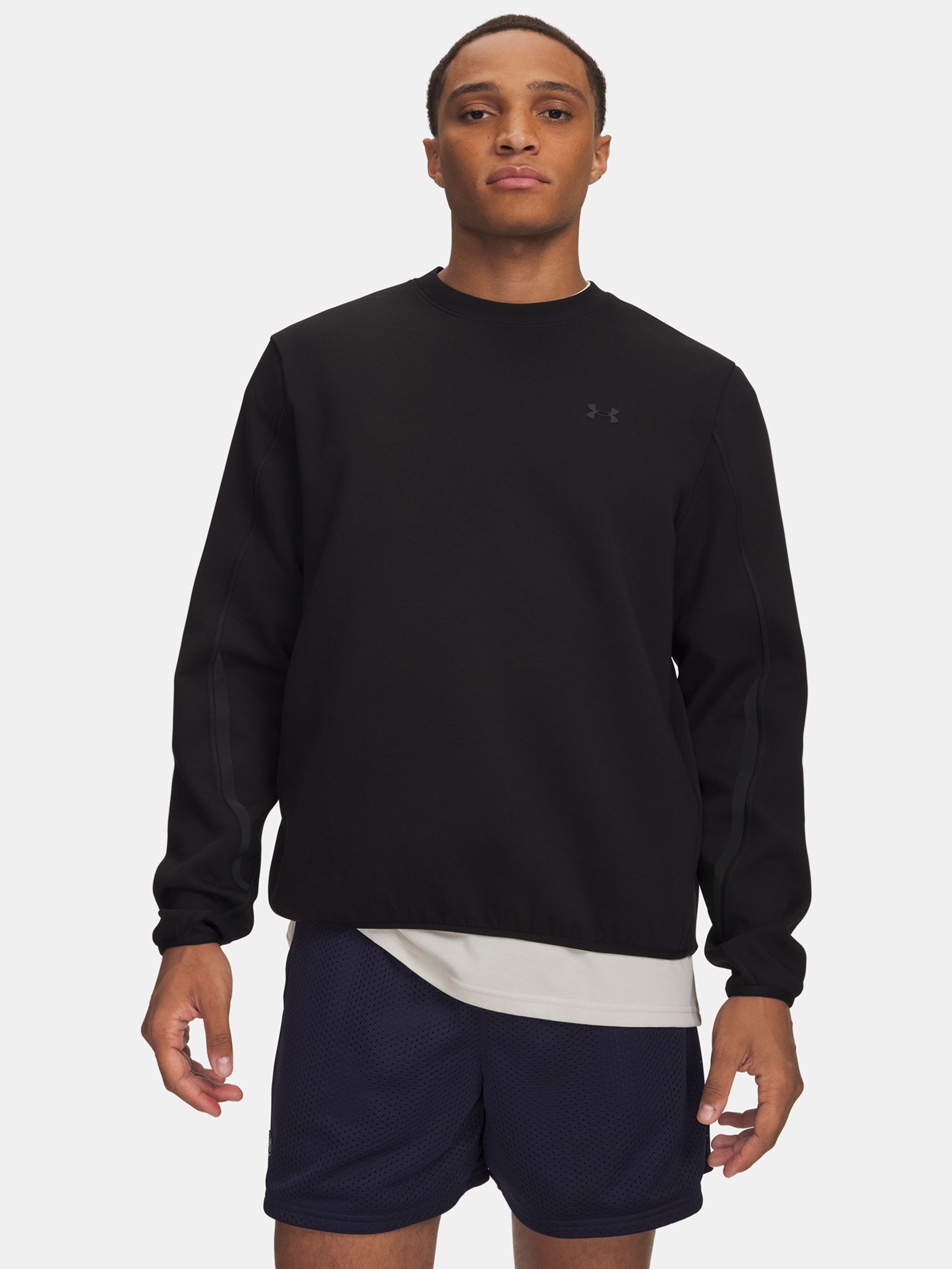 Férfi felső Under Armour UA Unstoppable Flc Crew - 001