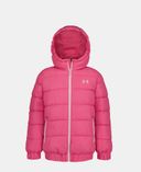 Lány dzseki Under Armour UA PRIME PUFFER JACKET-Rózsaszínű - 001