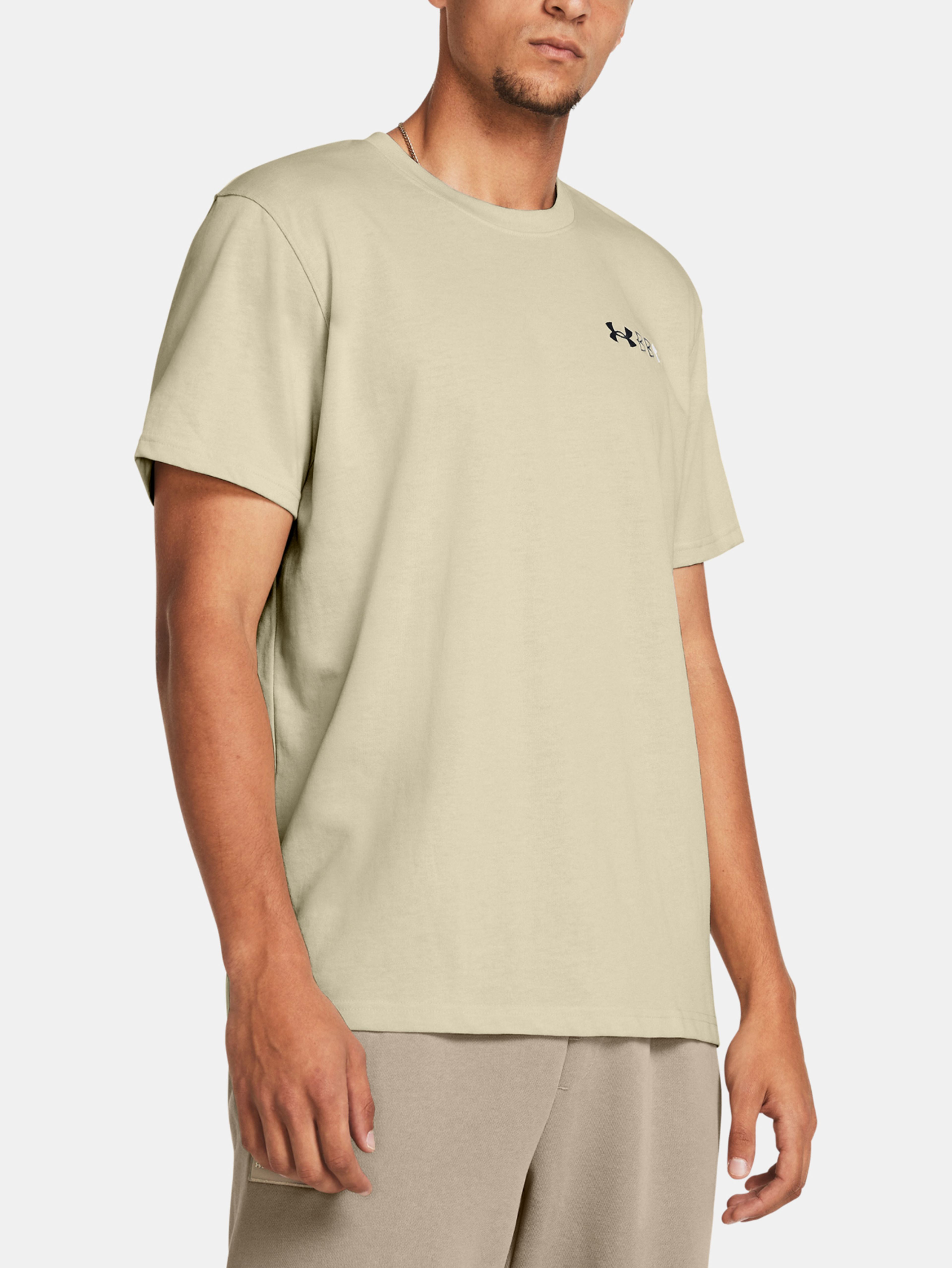 Pánske tričko Under Armour UA HW LC LOGO REPEAT SS