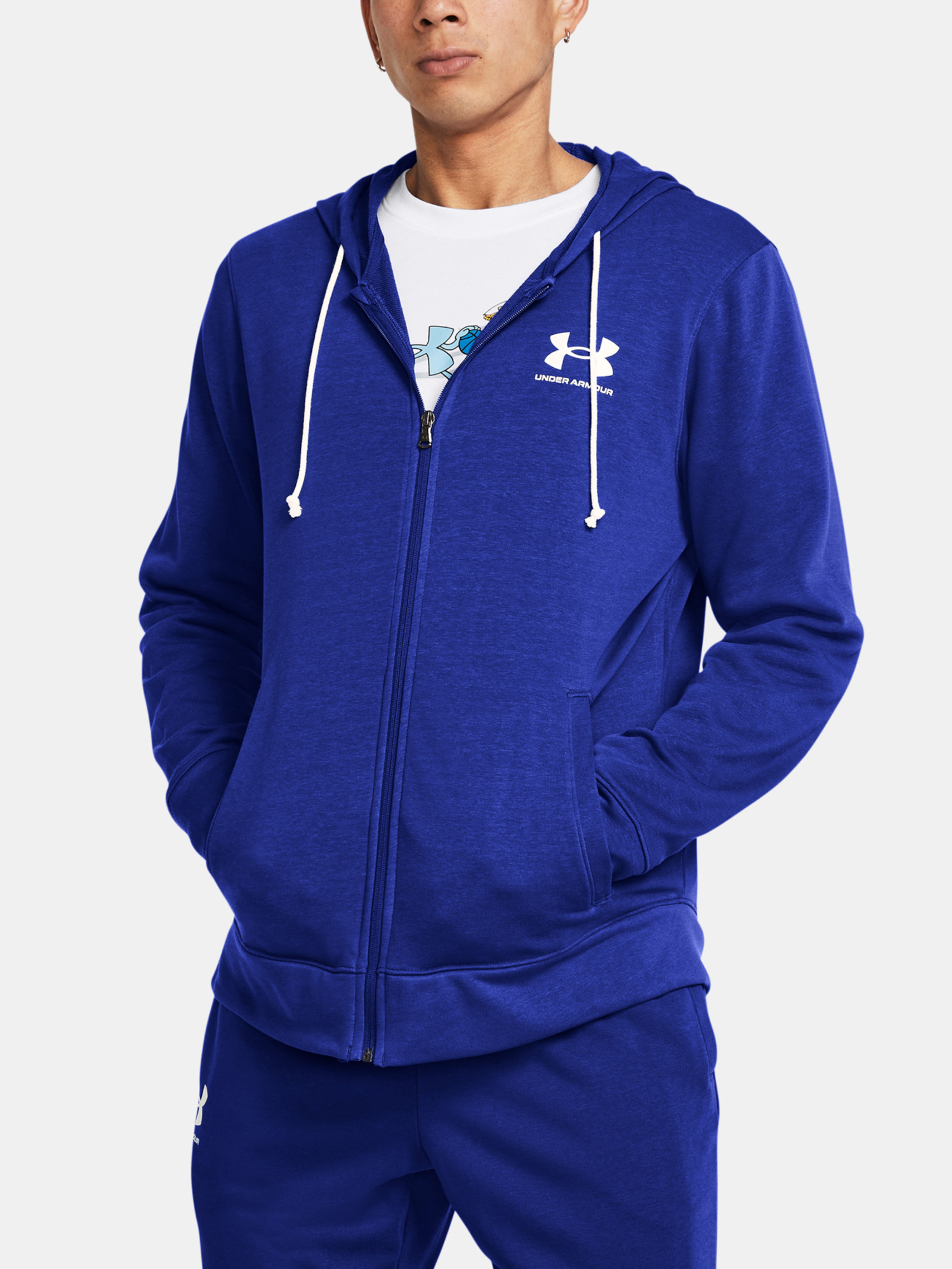 Férfi felső Under Armour UA Rival Terry LC FZ