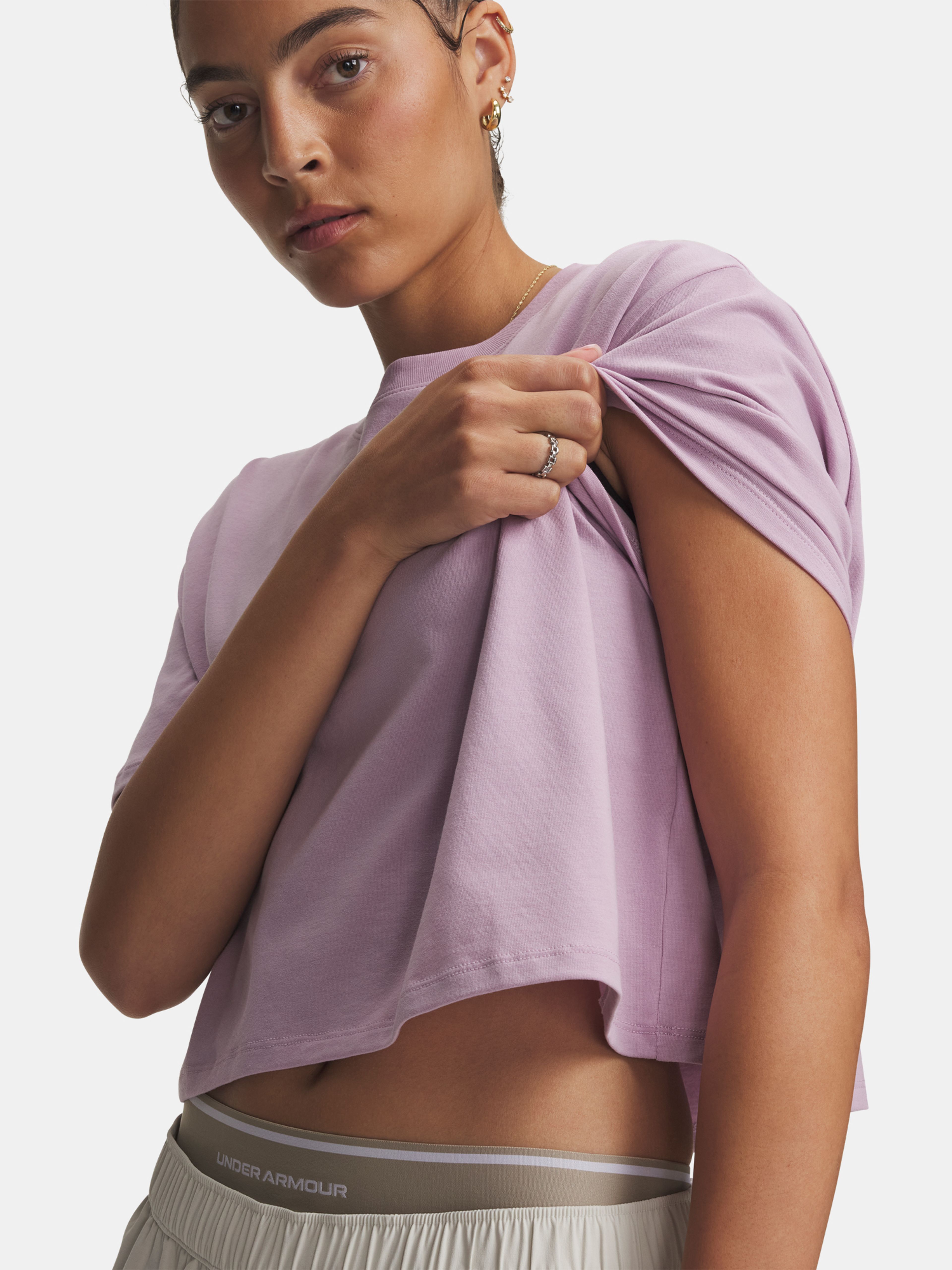 Ženska majica Under Armour UA Rival Boxy Tee Solid - 003