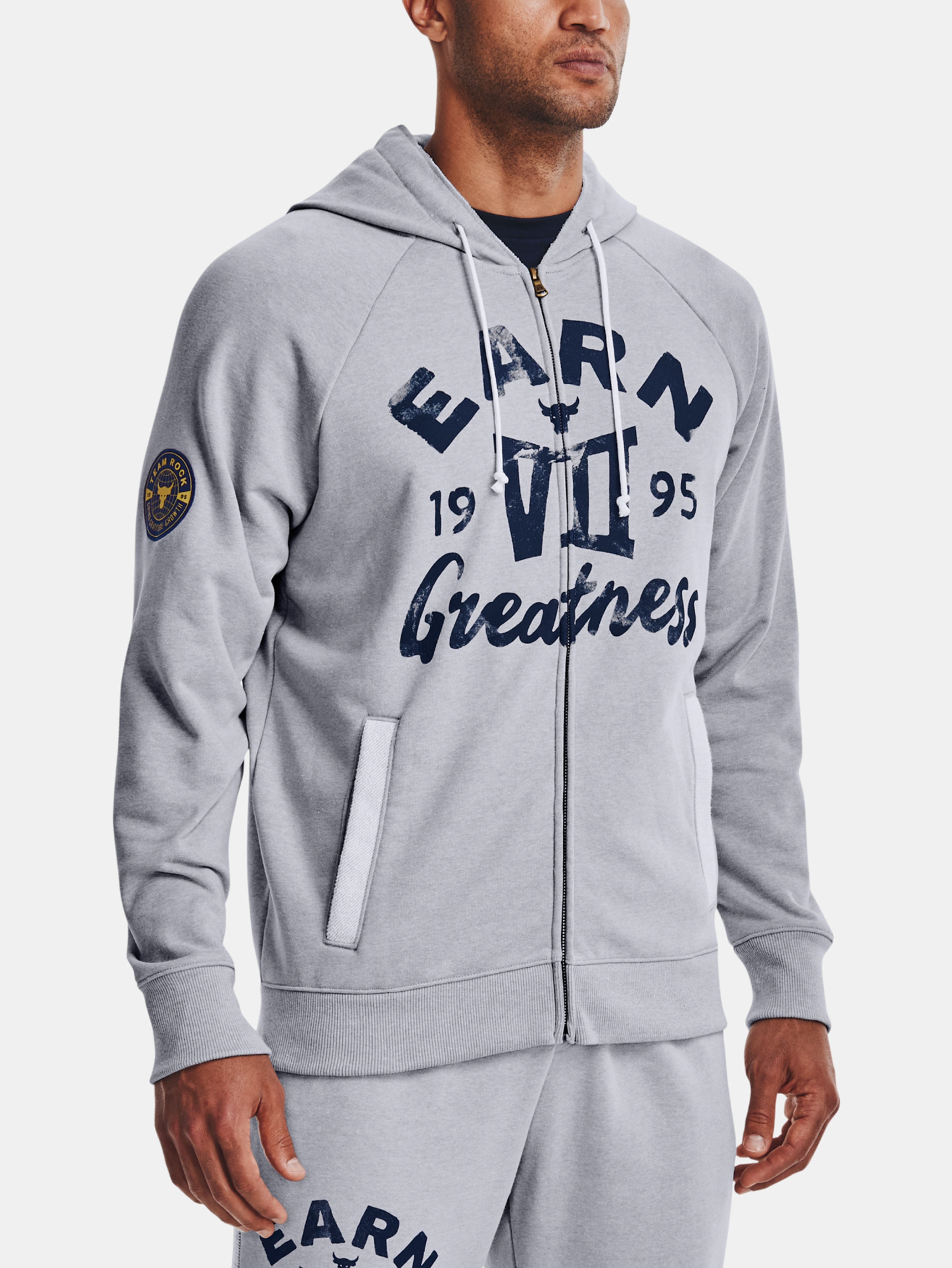 Férfi felső Under Armour UA Pjt Rck Hvywght Terry FZ