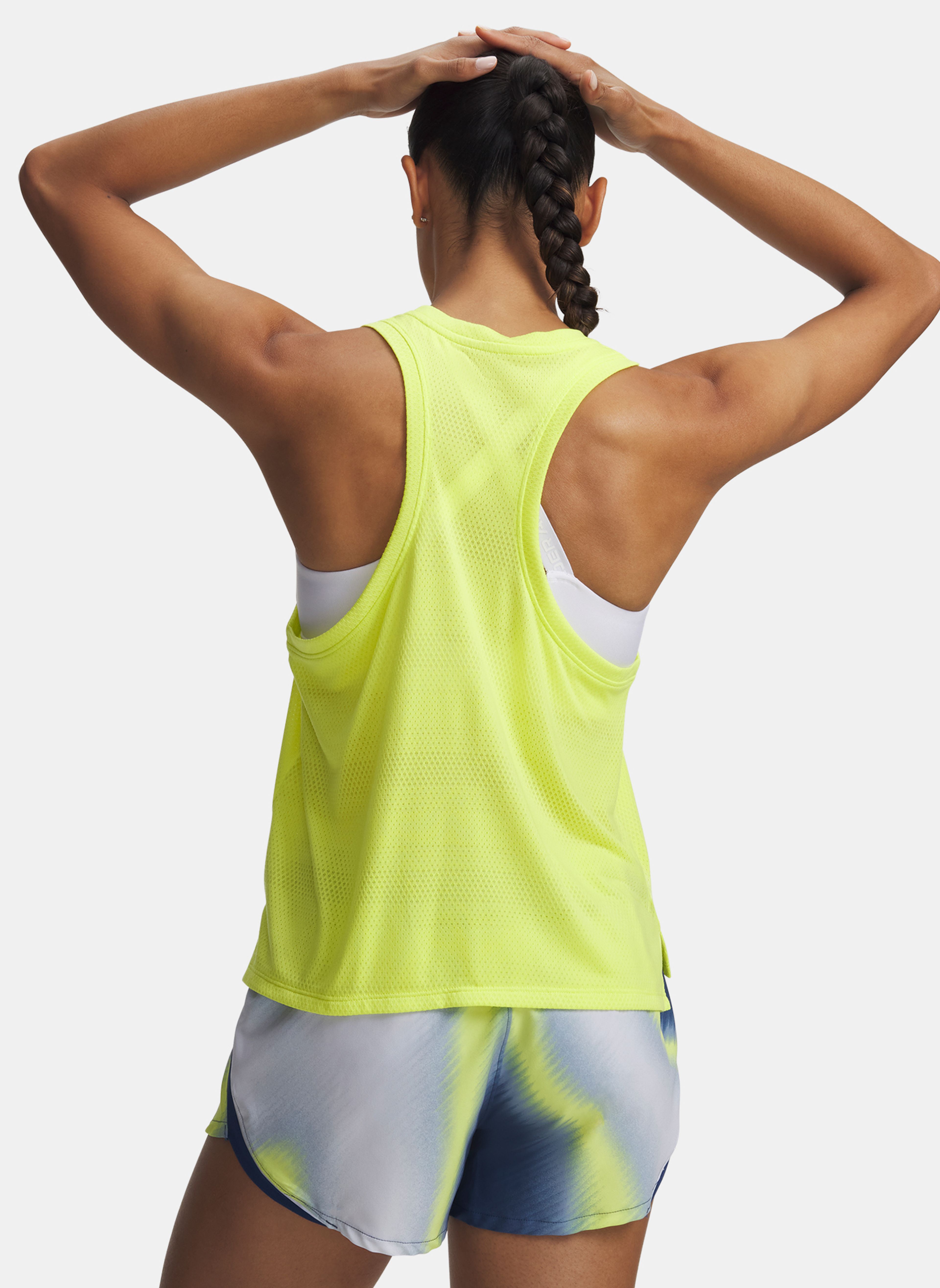 Ženska majica brez rokavov Under Armour UA Velociti Singlet-YLW - 002