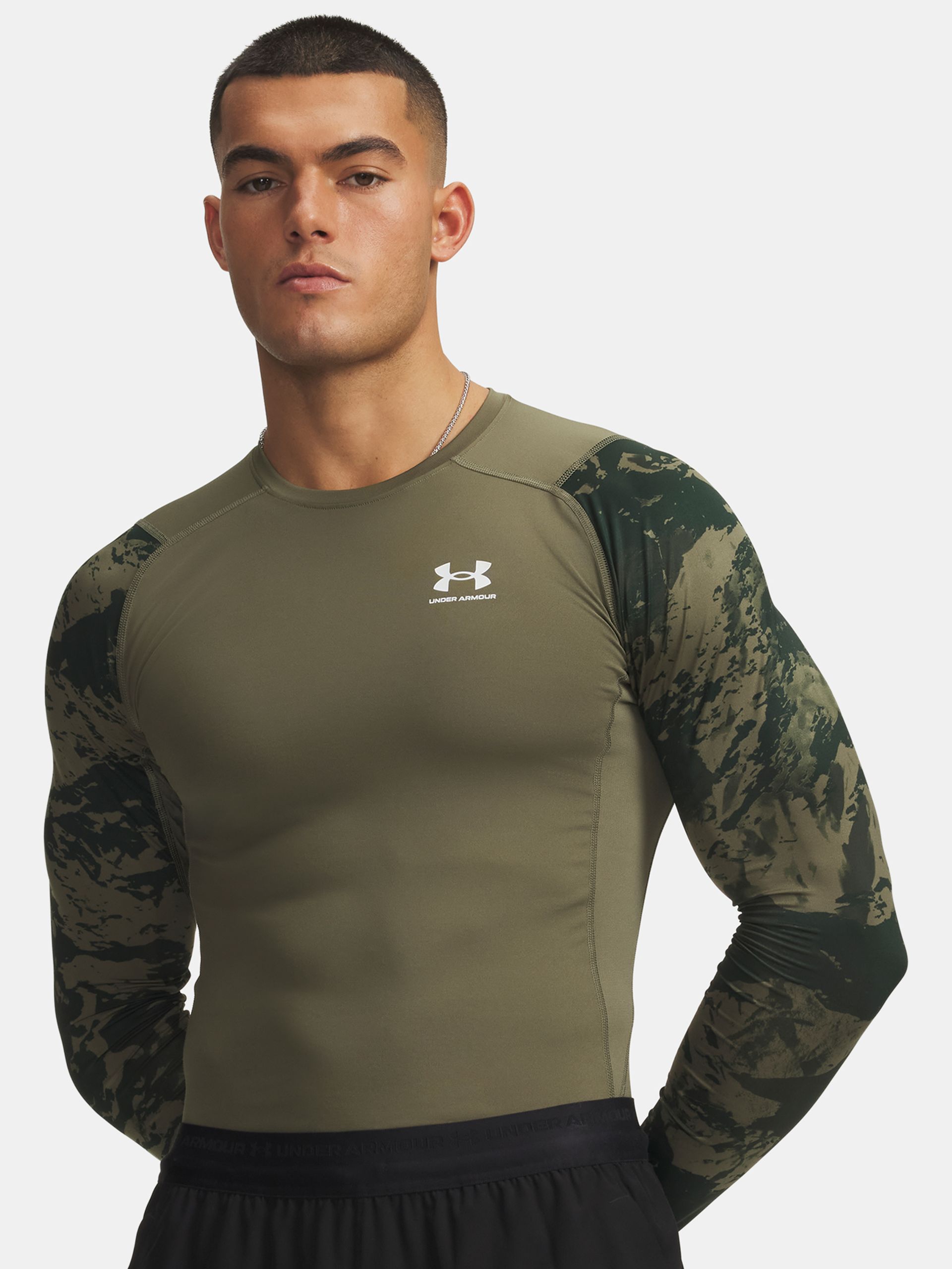 Vyriški marškinėliai Under Armour UA HG Armour Comp CB LS - 001