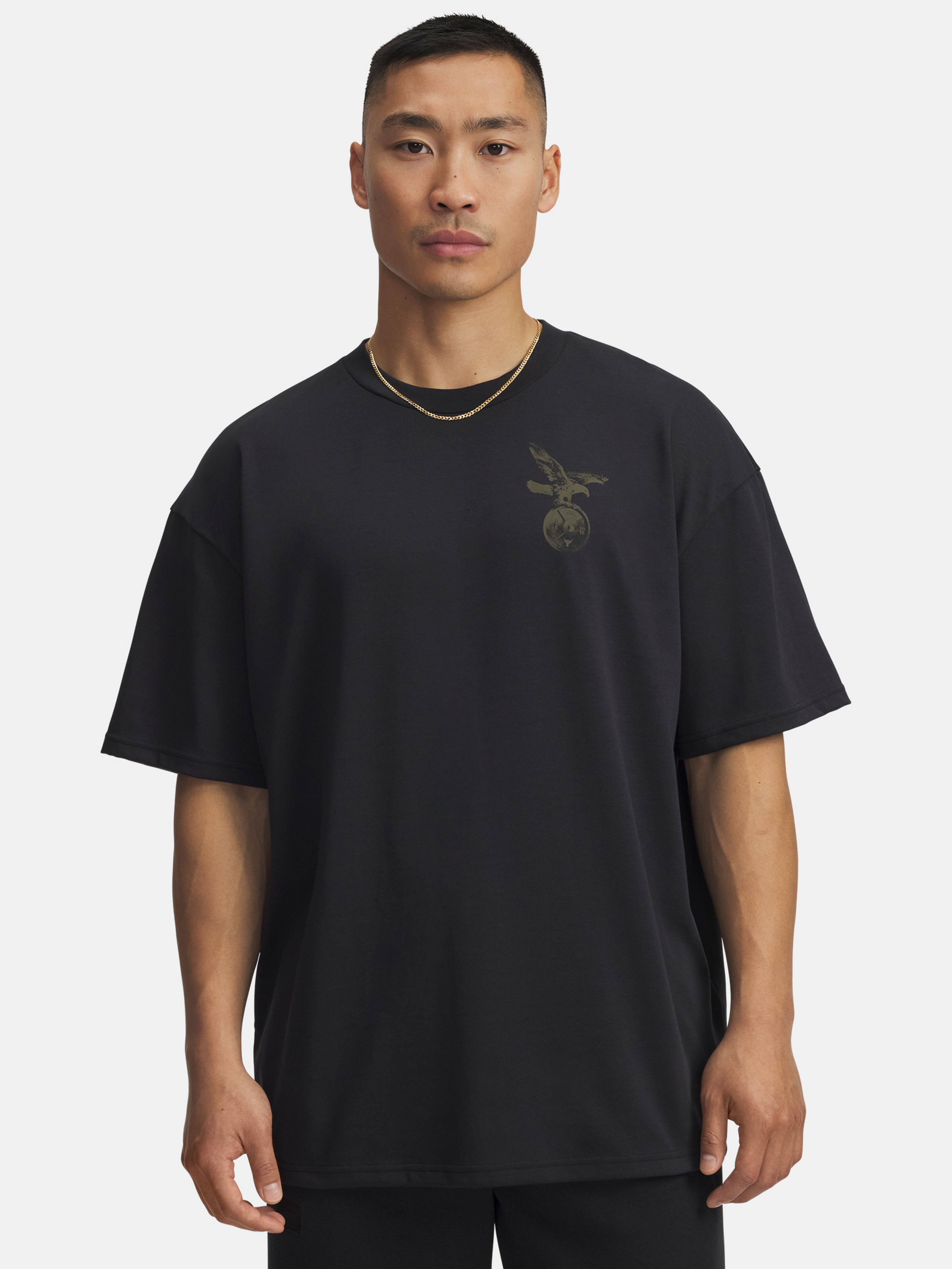 Férfi póló Under Armour UA Pjt Rck SS Q4 ST-BLK